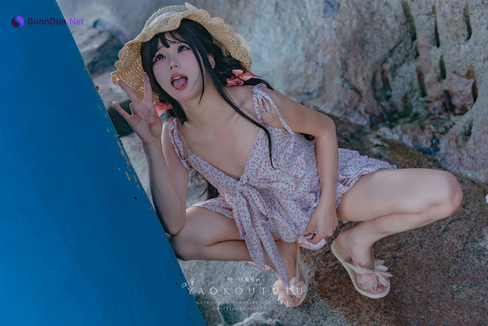 Coser@黏黏团子兔 – 邻家小妹&日不落 - 写真 47
