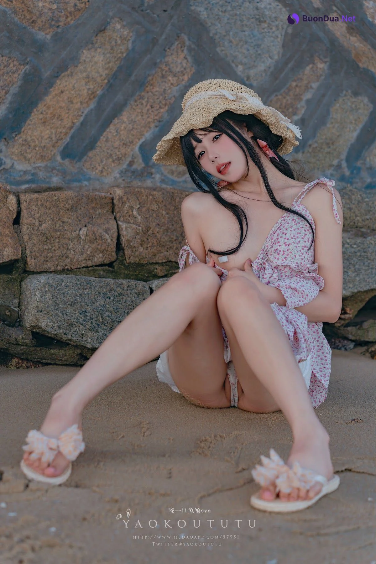 Coser@黏黏团子兔 – 邻家小妹&日不落 - 写真 50