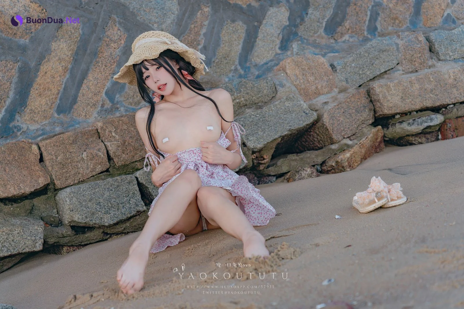 Coser@黏黏团子兔 – 邻家小妹&日不落 - 写真 52