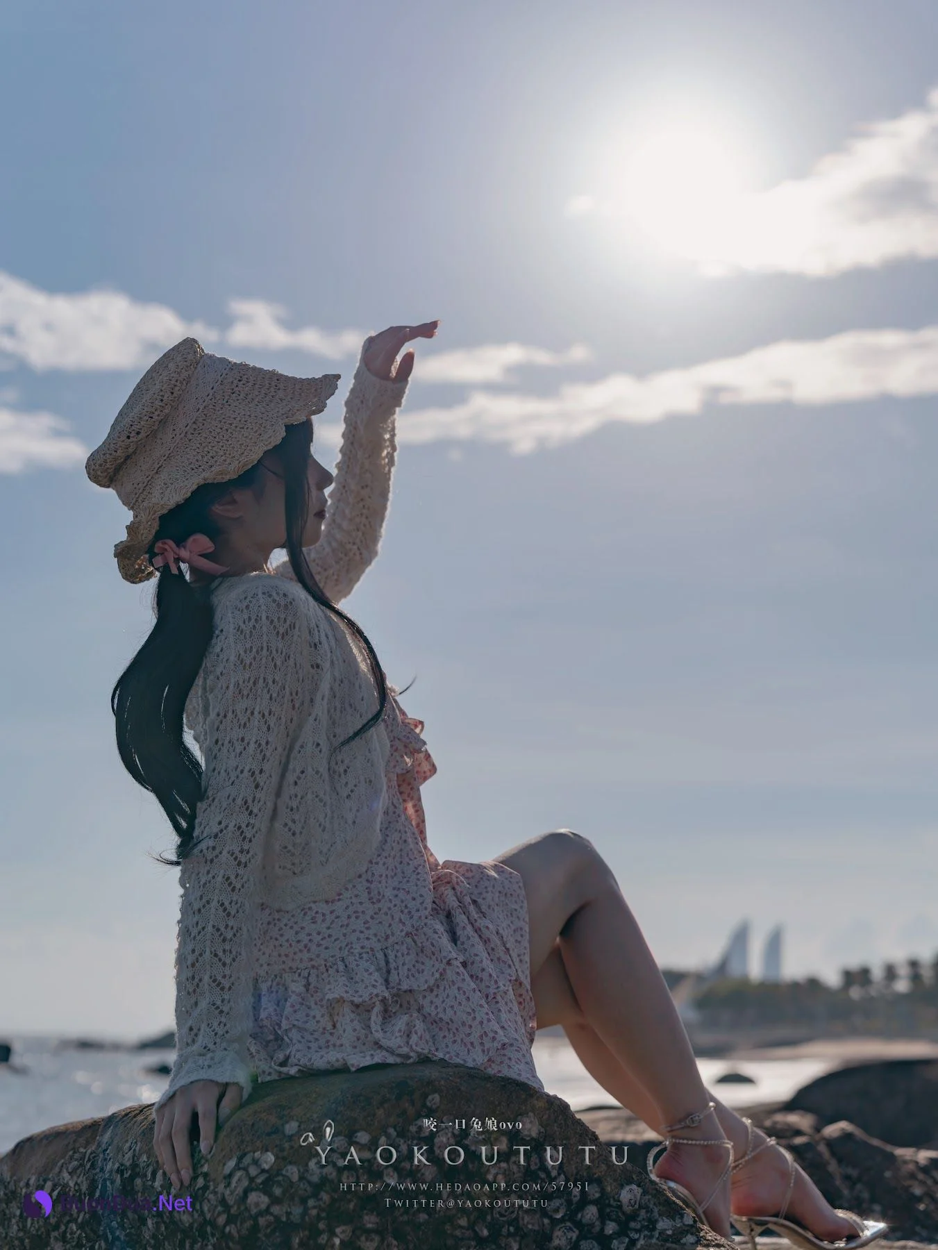 Coser@黏黏团子兔 – 邻家小妹&日不落 - 写真 60