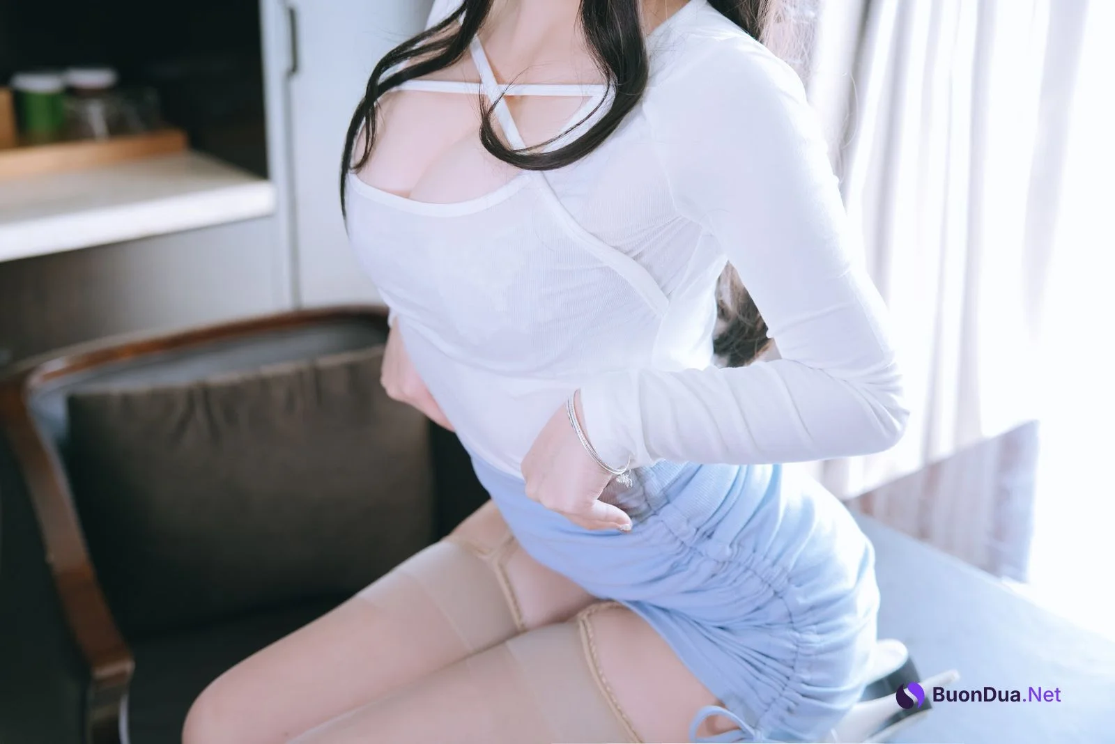 Coser@日奈娇 – 包臀裙秘书 - 照片 71