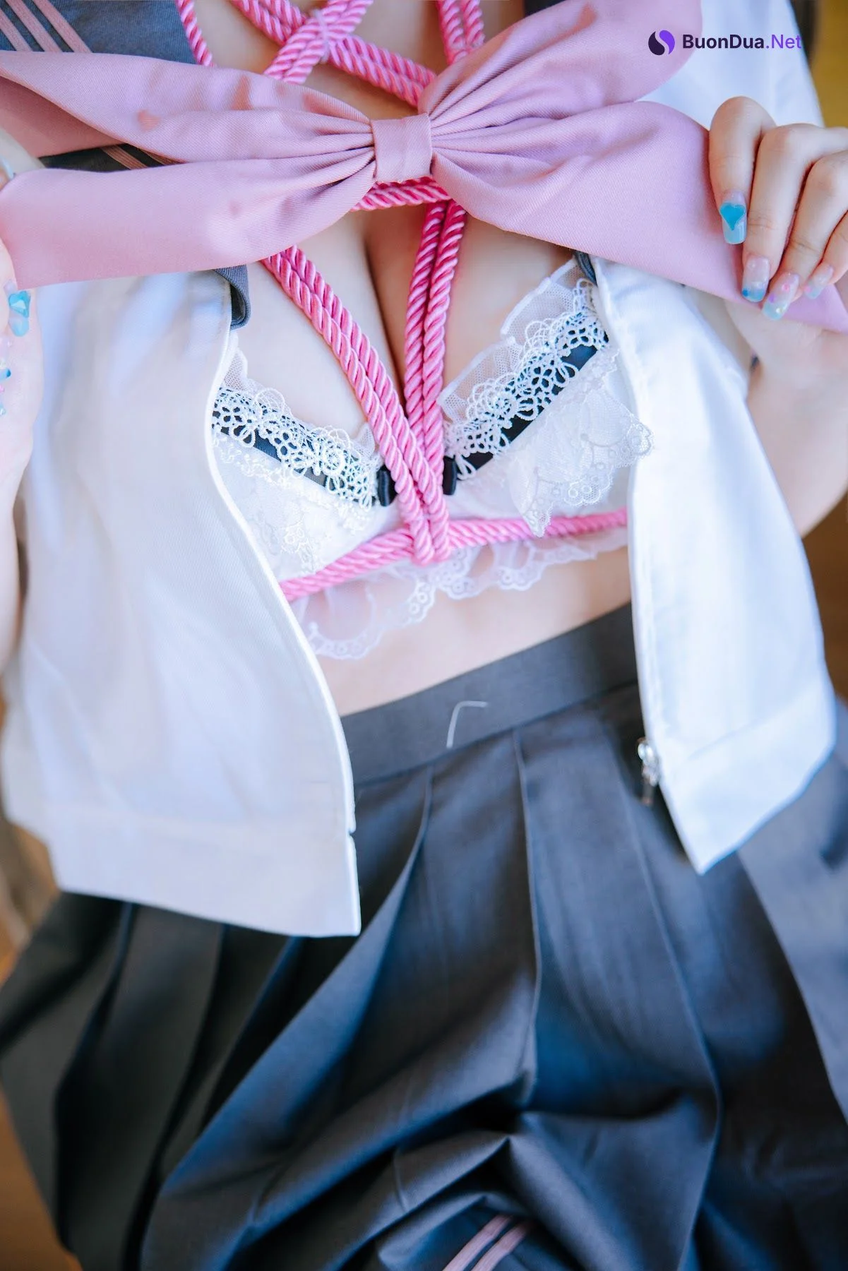 Coser@日奈娇 – 课桌捆绑 - 写真 13