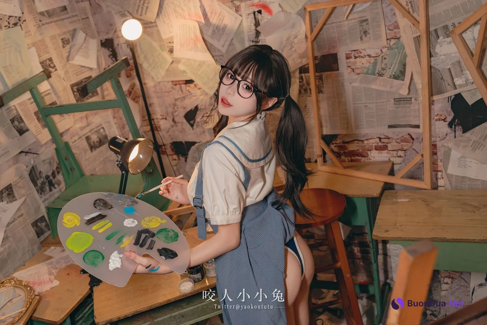 Coser@黏黏团子兔 – 未成名画作 - Photo 12