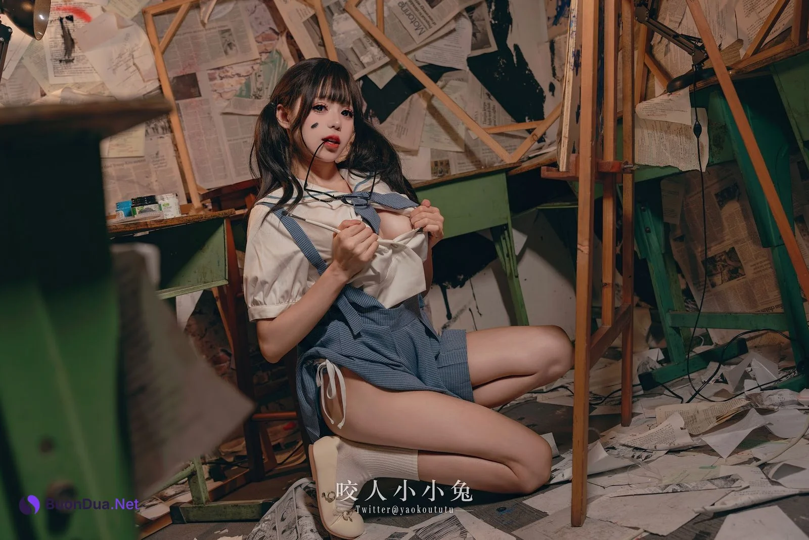 Coser@黏黏团子兔 – 未成名画作 - Photo 16