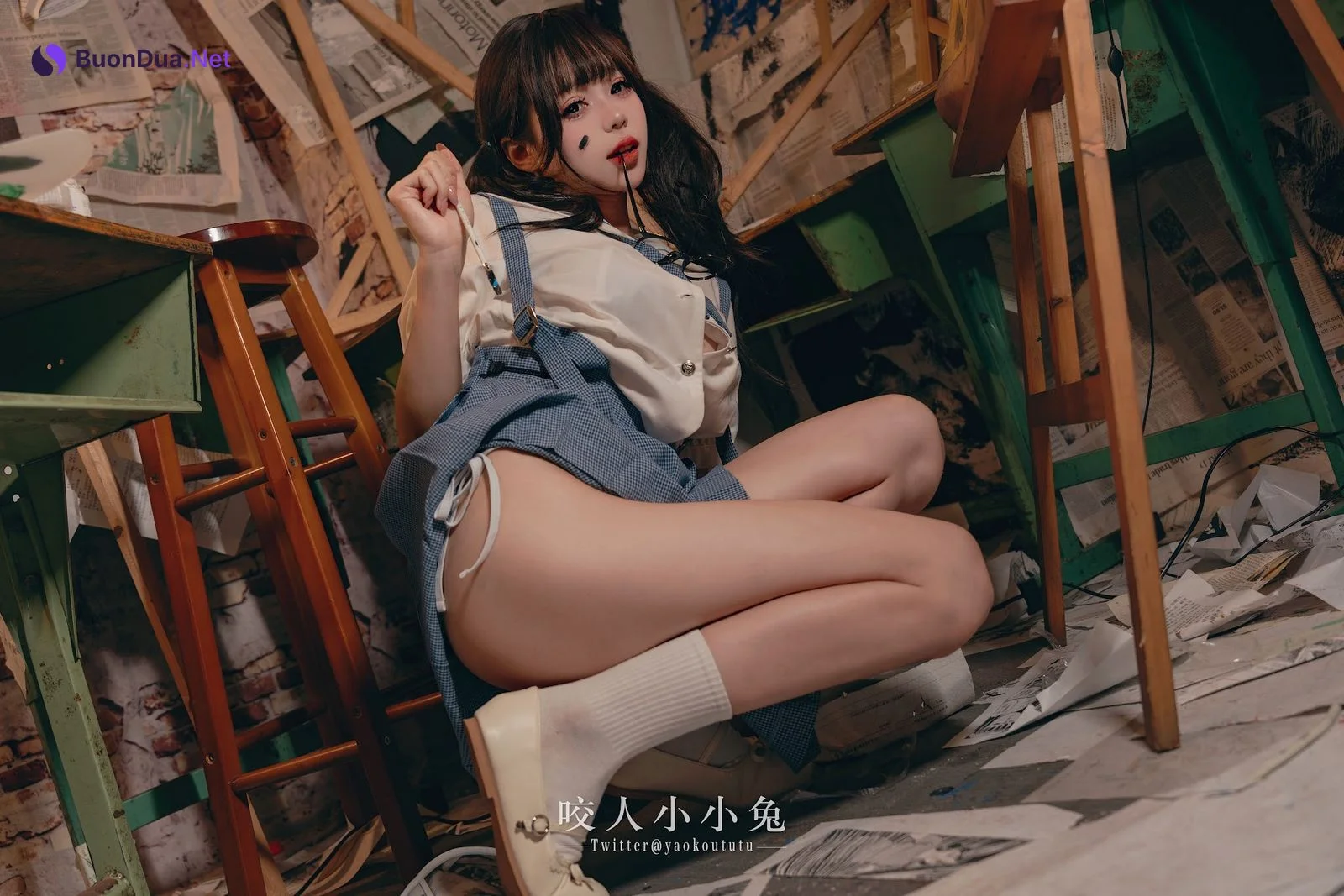 Coser@黏黏团子兔 – 未成名画作 - Photo 17