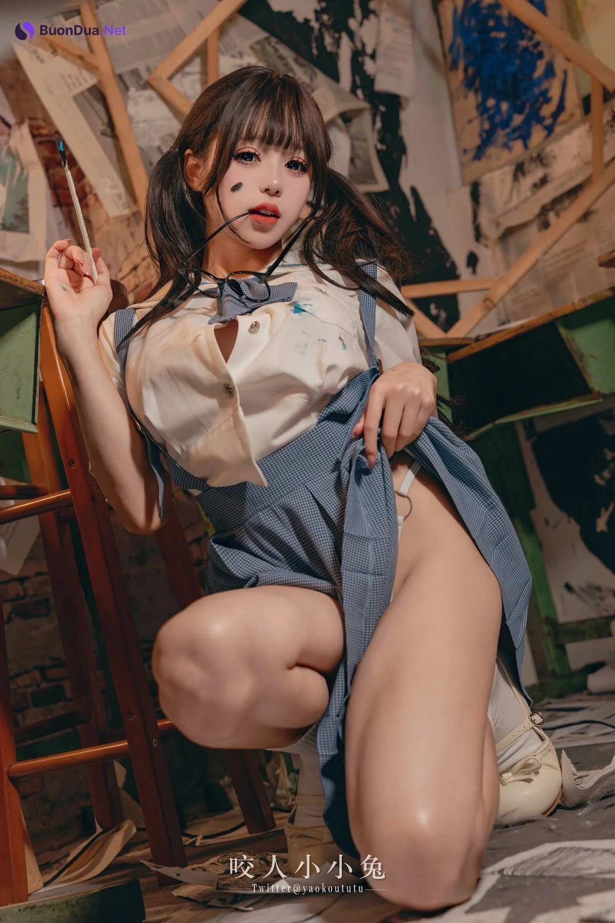 Coser@黏黏团子兔 – 未成名画作 - Photo 18