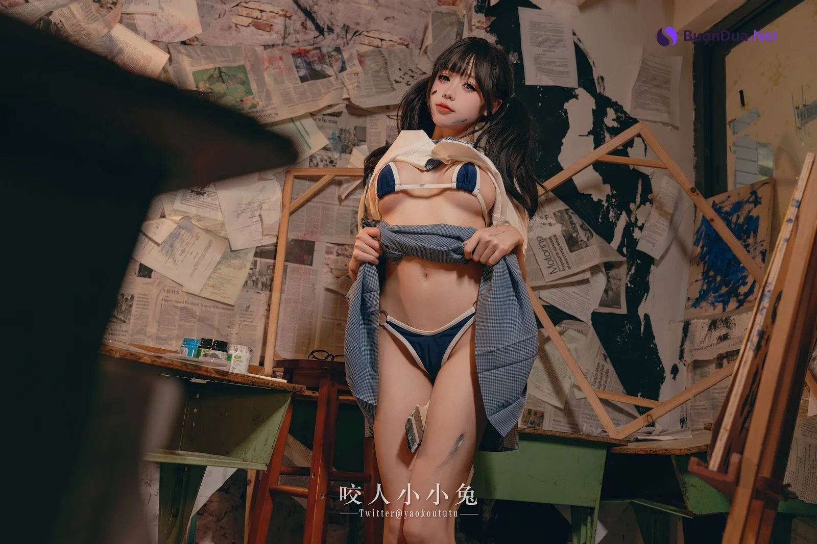 Coser@黏黏团子兔 – 未成名画作 - Photo 22