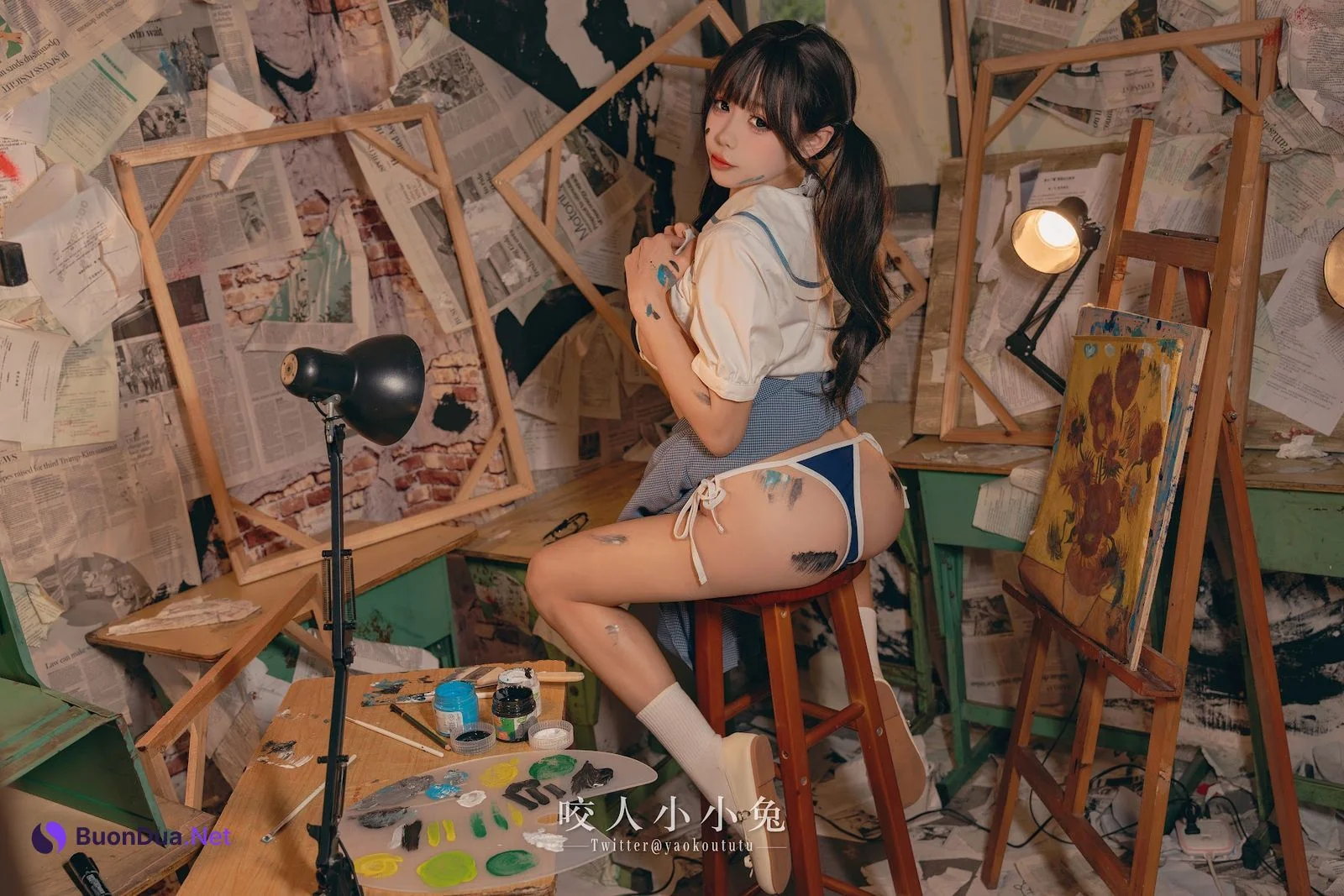 Coser@黏黏团子兔 – 未成名画作 - Photo 26