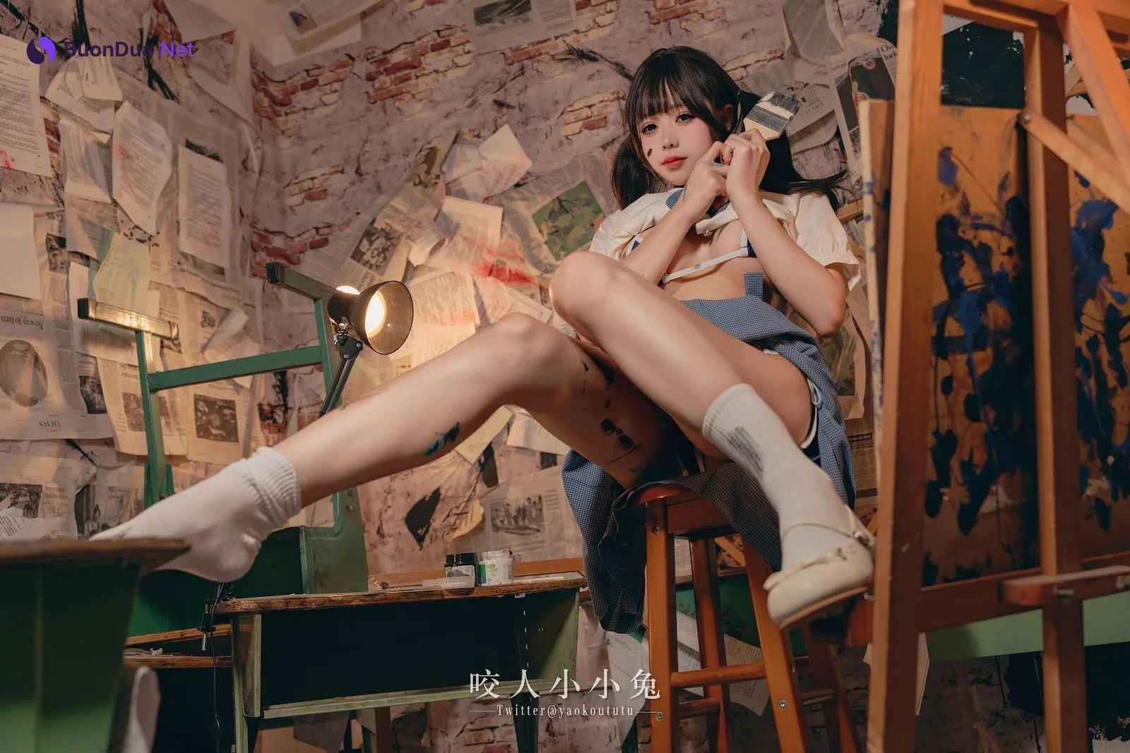 Coser@黏黏团子兔 – 未成名画作 - Photo 30