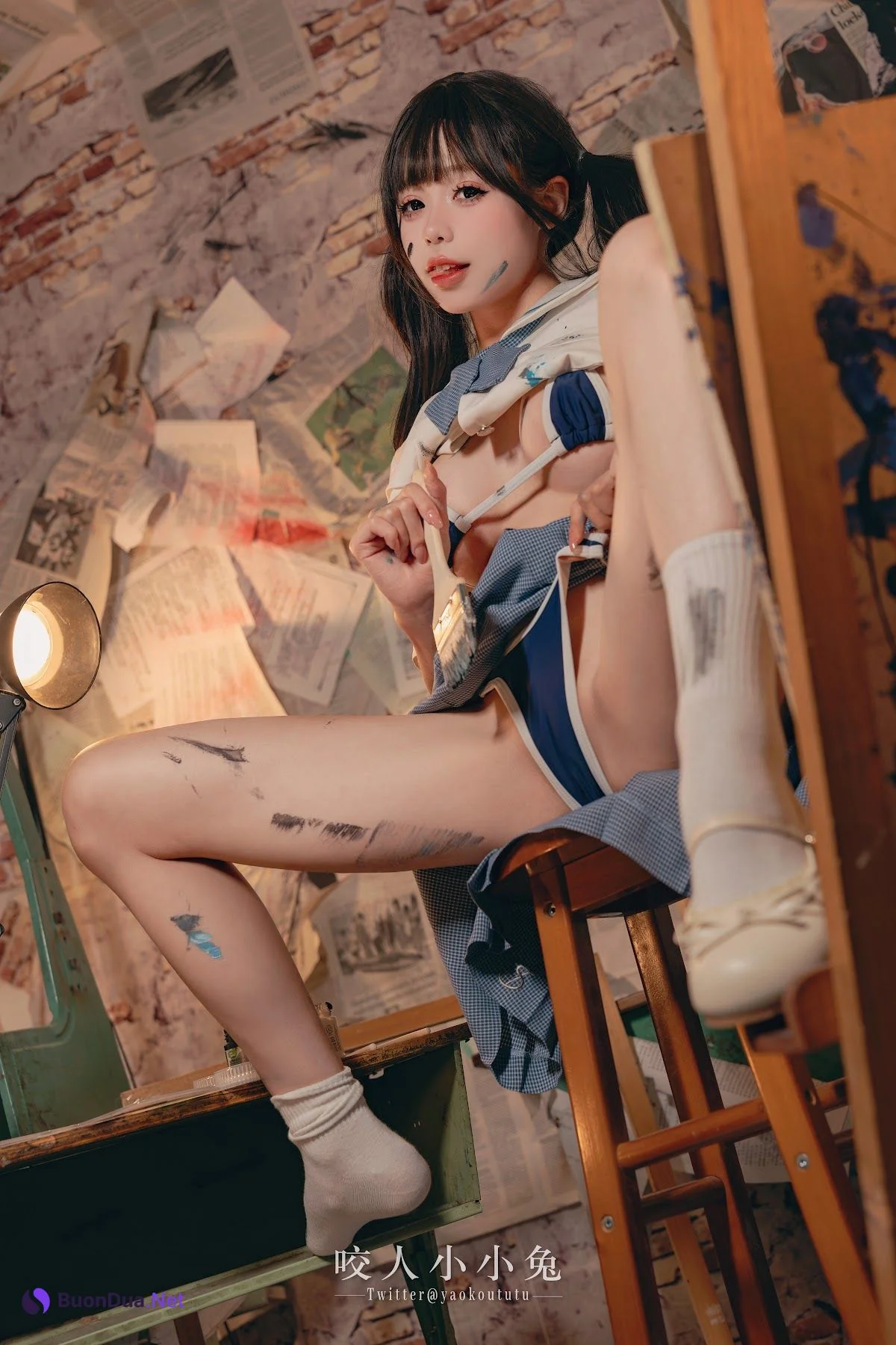 Coser@黏黏团子兔 – 未成名画作 - Photo 31