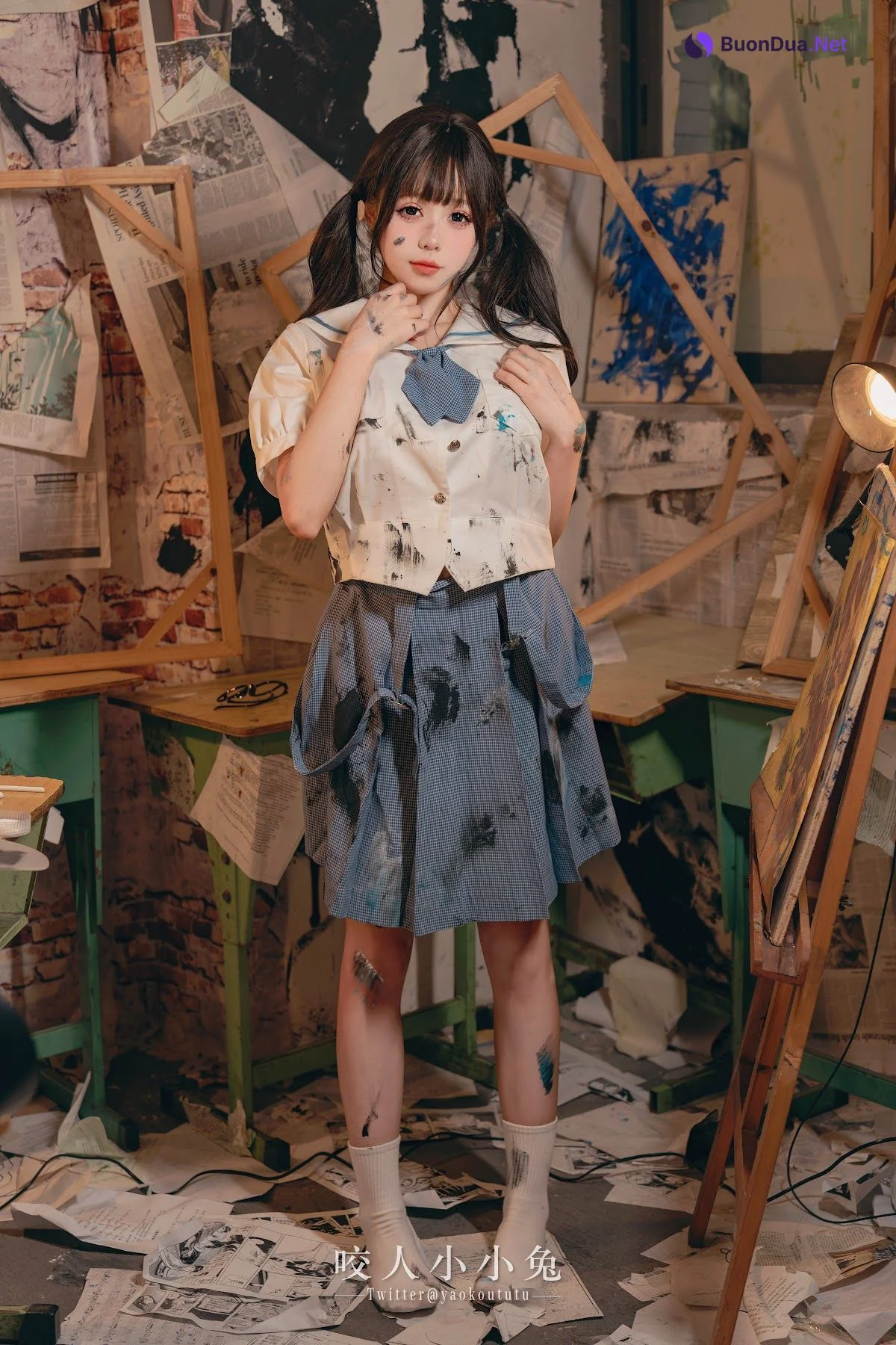 Coser@黏黏团子兔 – 未成名画作 - Photo 34