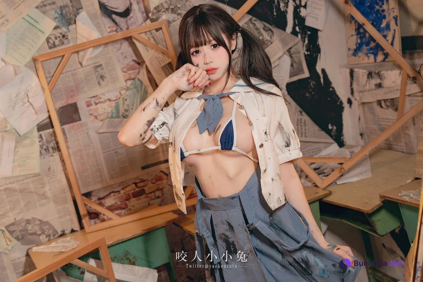 Coser@黏黏团子兔 – 未成名画作 - Photo 35