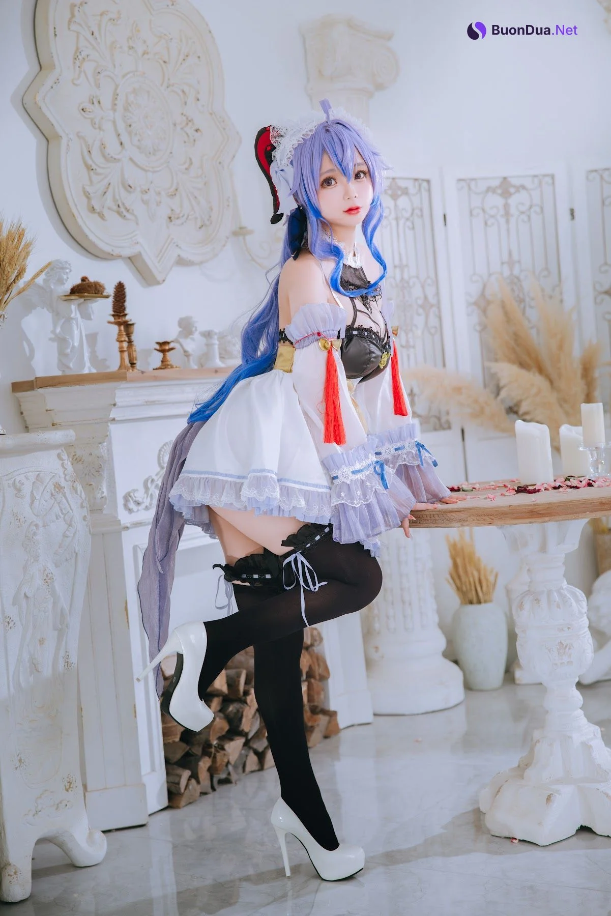 Coser@日奈娇 – 甘雨女仆 - รูปภาพ 12