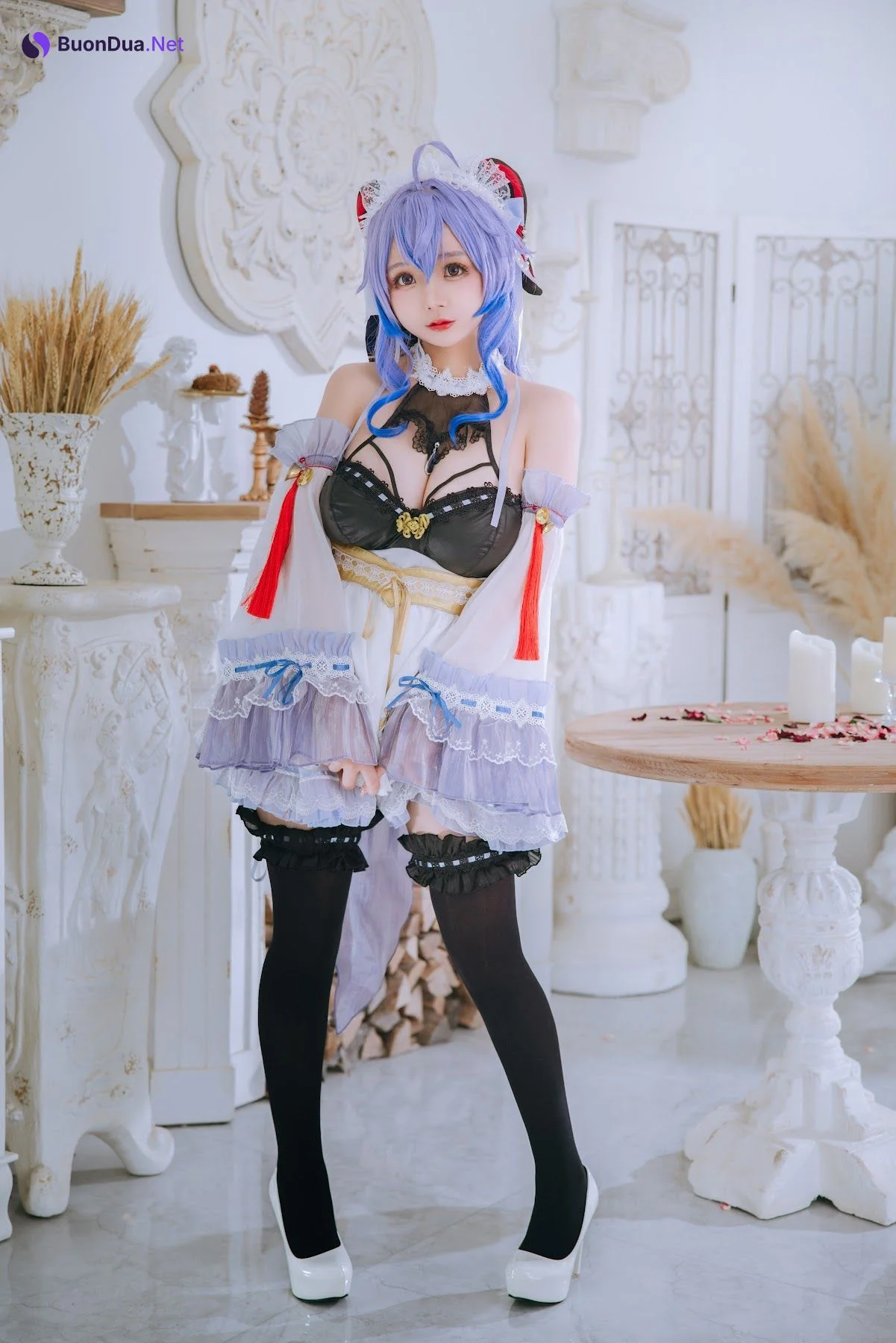 Coser@日奈娇 – 甘雨女仆 - รูปภาพ 18