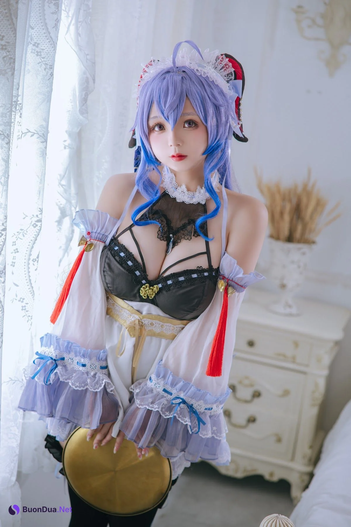 Coser@日奈娇 – 甘雨女仆 - 写真 22