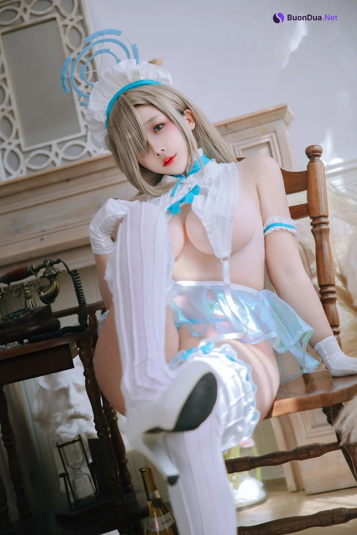 Coser@日奈娇 – 明日奈女仆 - 写真 29