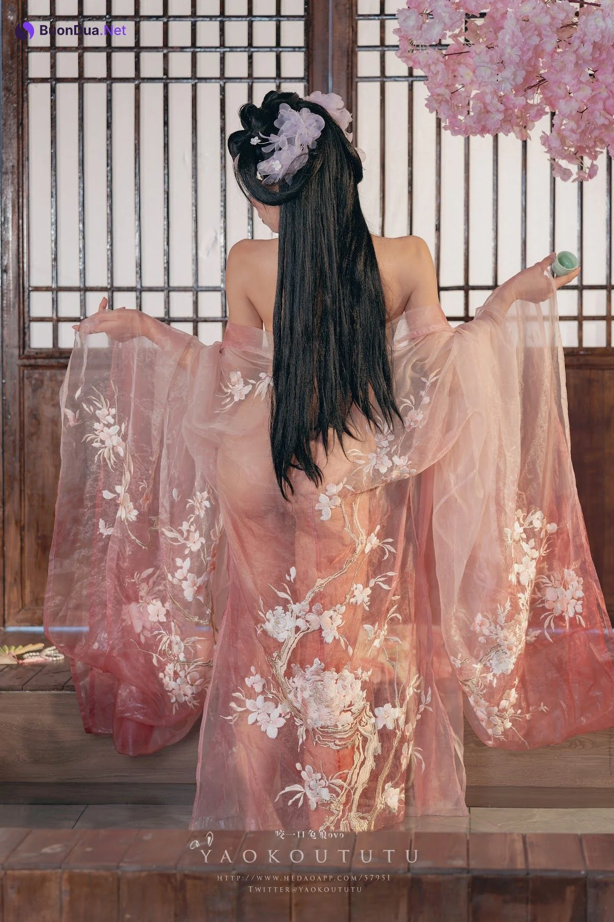 Coser@黏黏团子兔 – 八月订阅『醉倒荷塘边』& 游园惊梦 - 写真 17