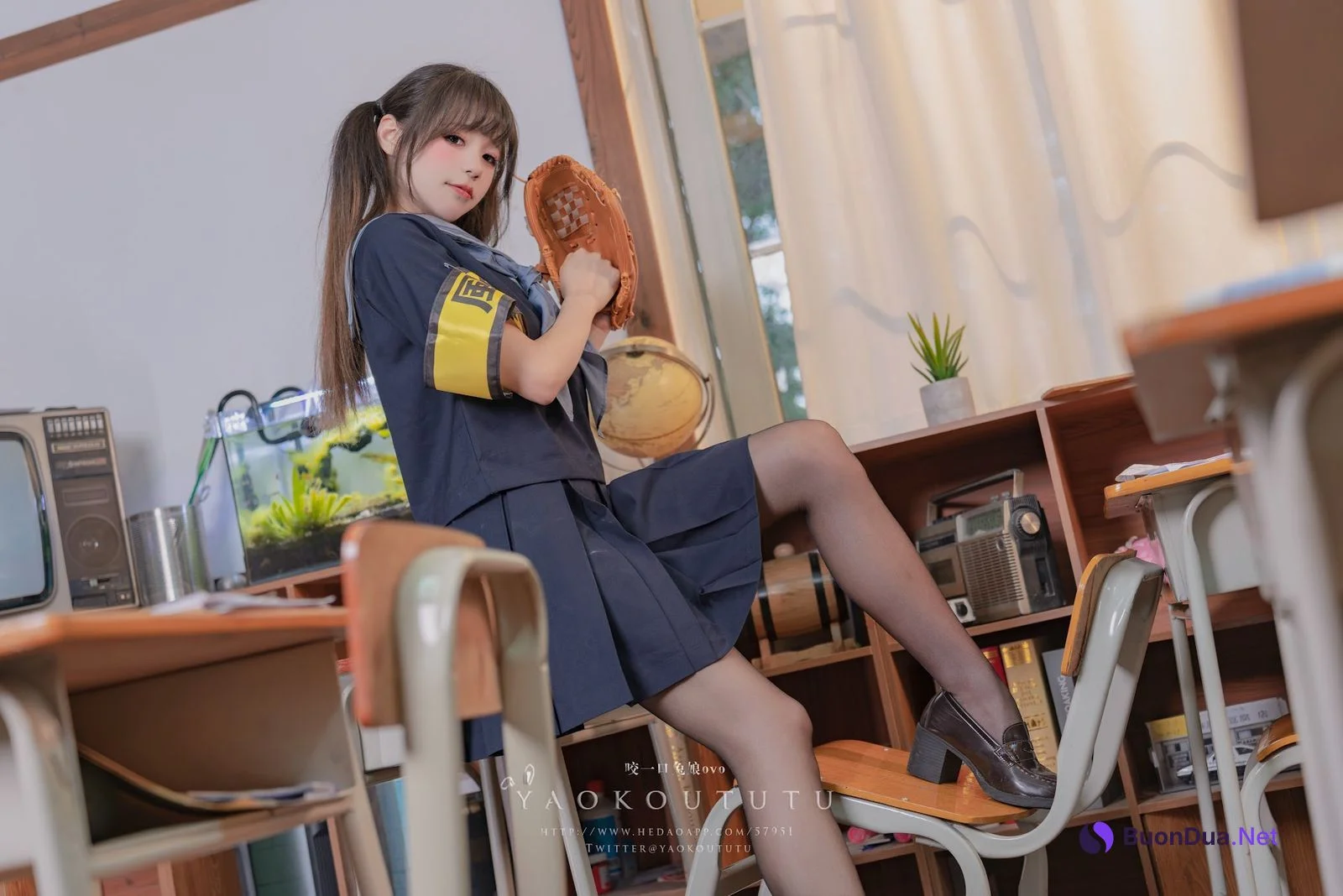 Coser@黏黏团子兔 – 六月订阅『学生会长竞选中』脸红的思春期 - Photo 3