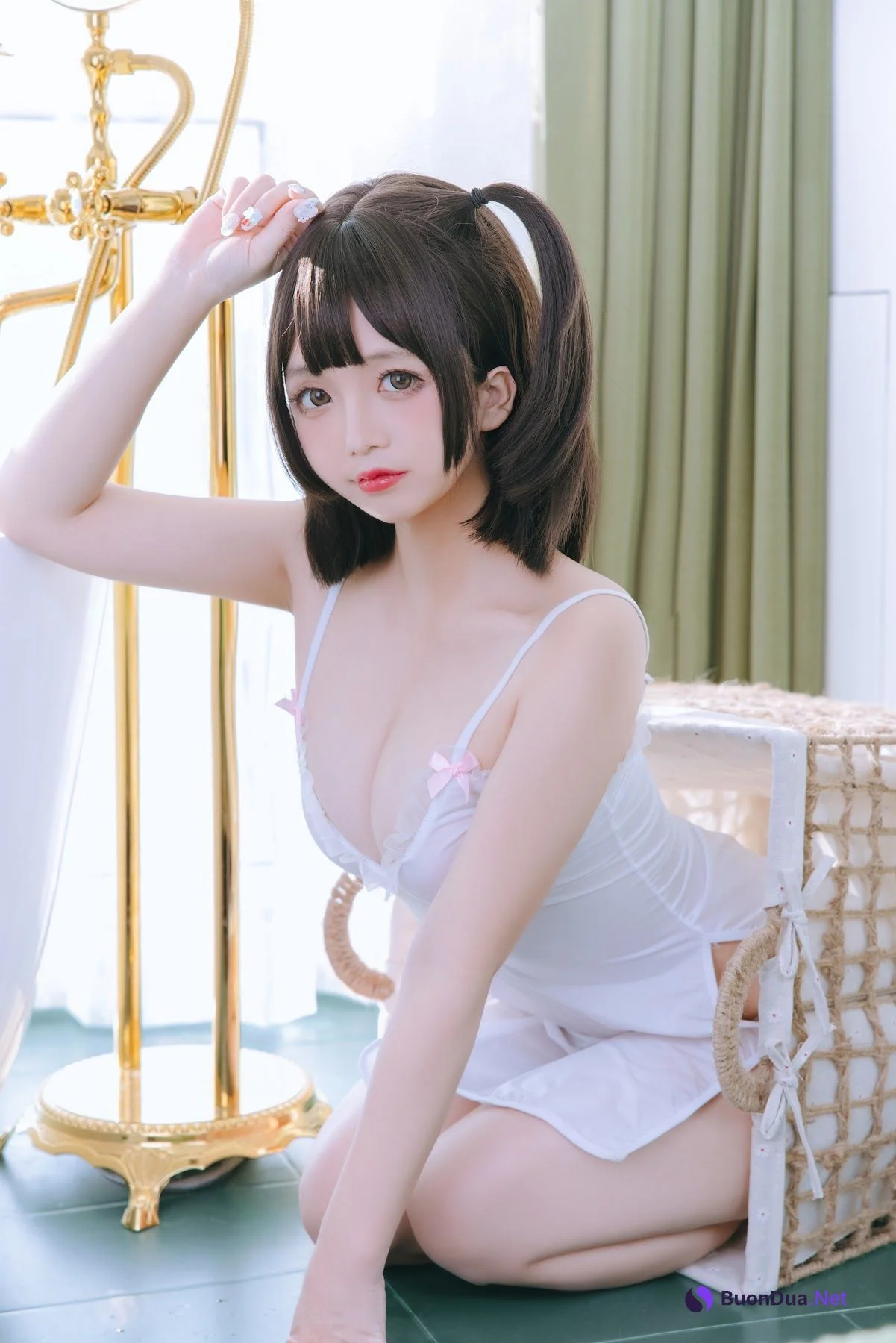 Coser@日奈娇 – 湿身小白裙 - รูปภาพ 17