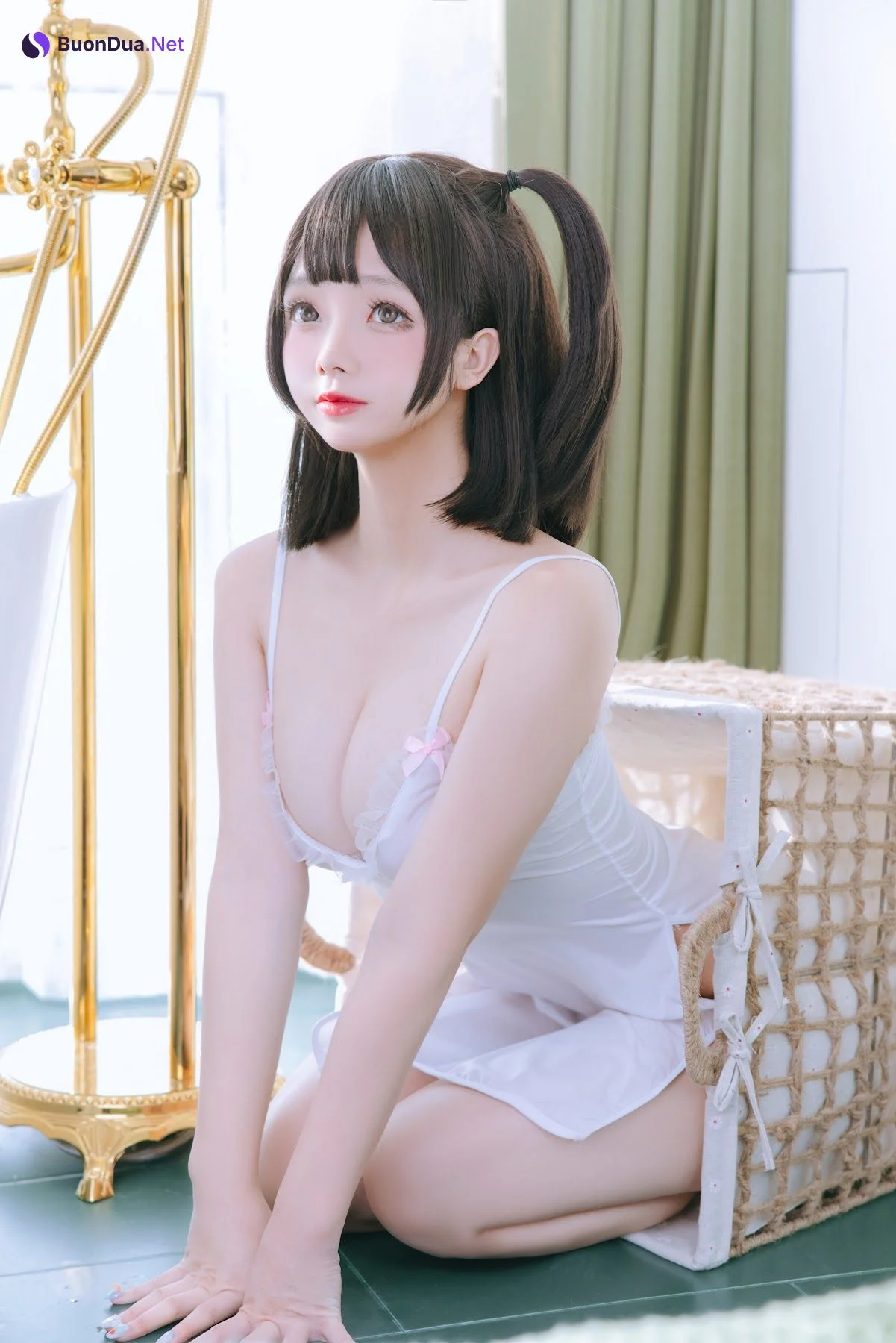 Coser@日奈娇 – 湿身小白裙 - รูปภาพ 18