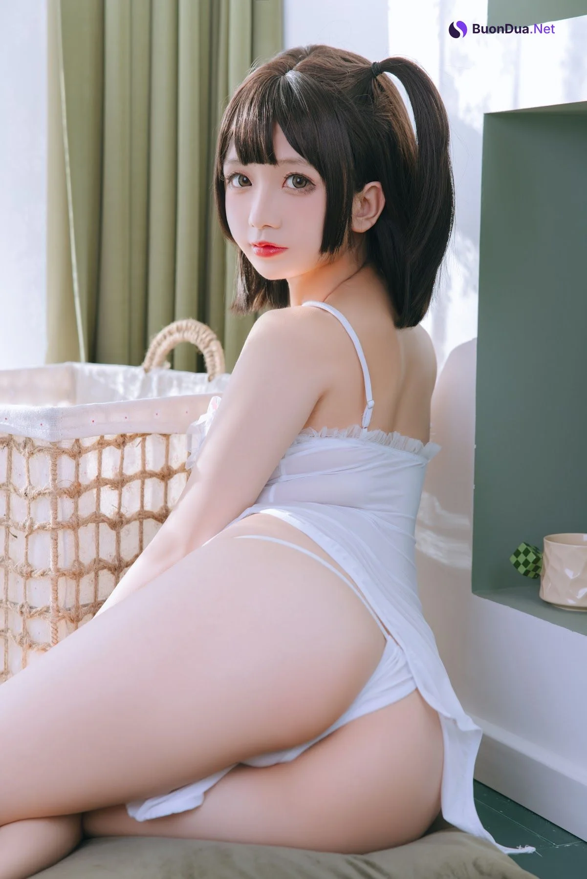 Coser@日奈娇 – 湿身小白裙 - รูปภาพ 26