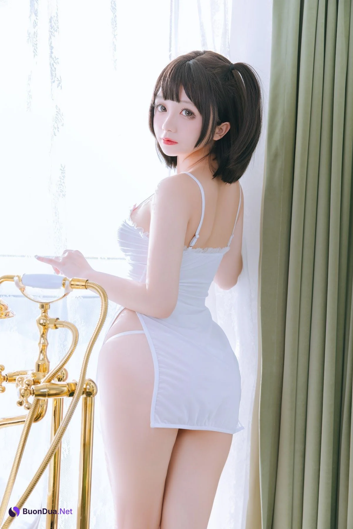 Coser@日奈娇 – 湿身小白裙 - รูปภาพ 27