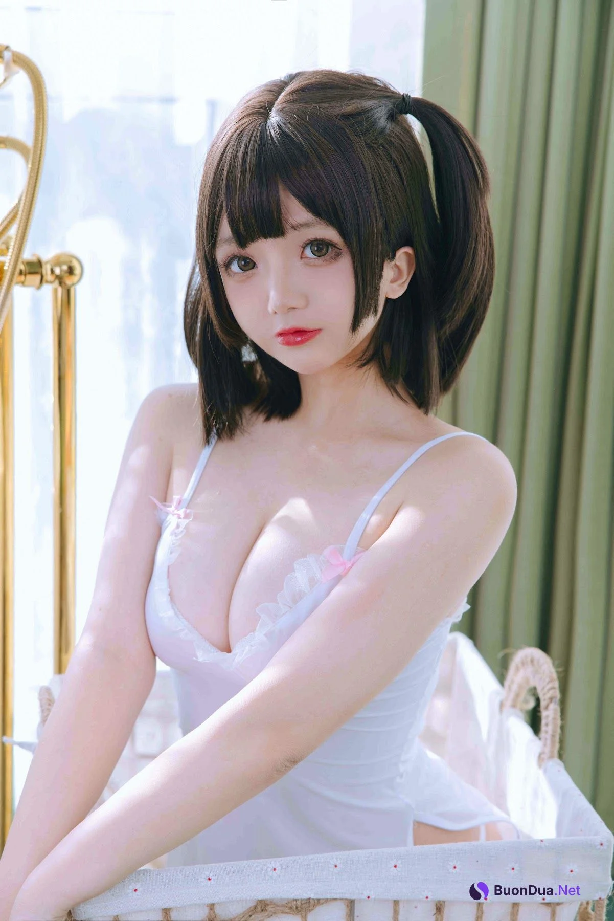 Coser@日奈娇 – 湿身小白裙 - รูปภาพ 3
