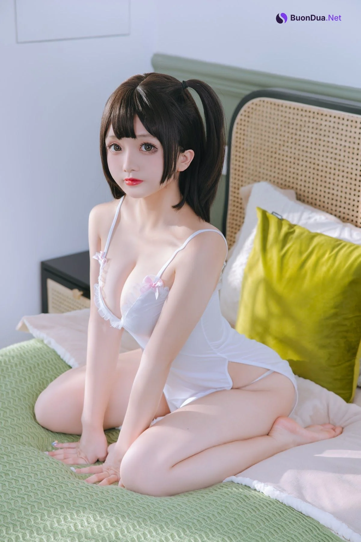 Coser@日奈娇 – 湿身小白裙 - รูปภาพ 31