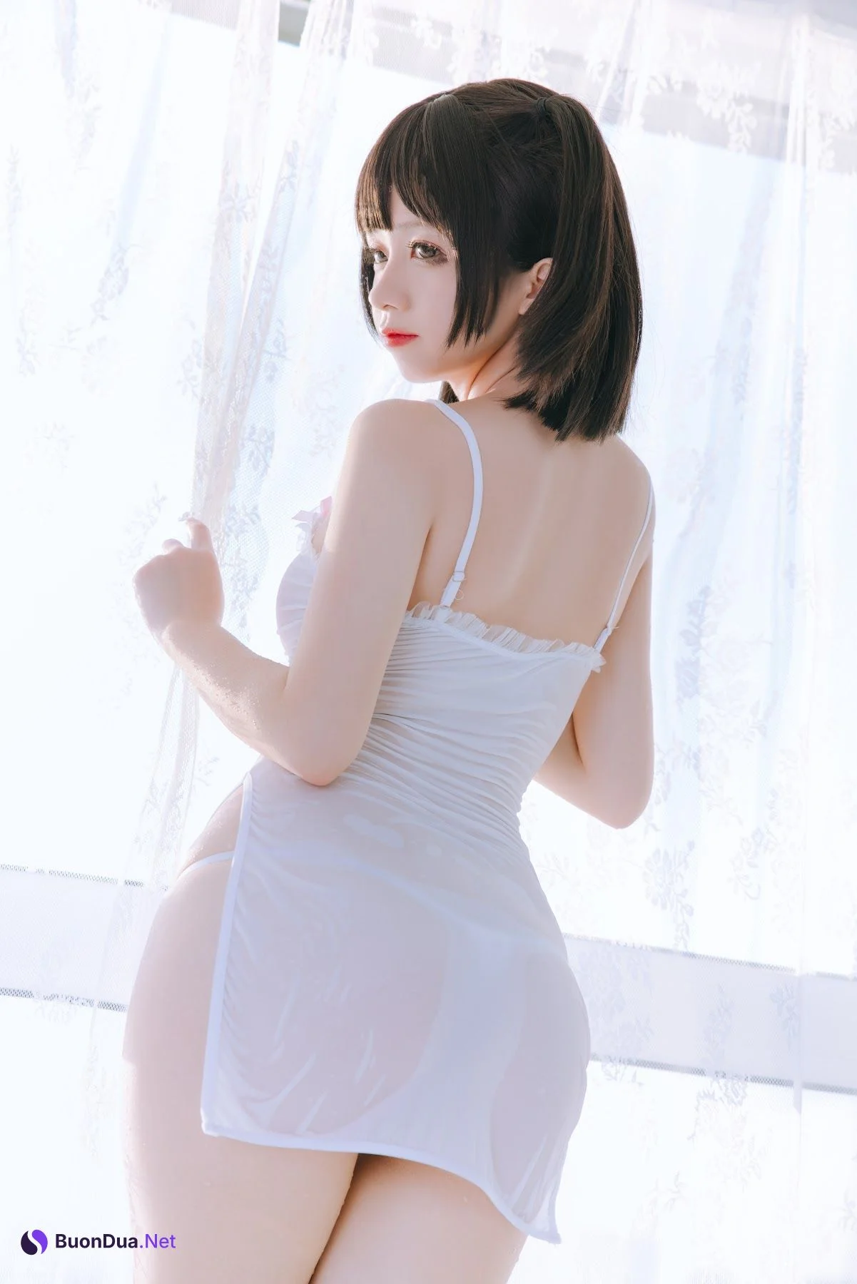 Coser@日奈娇 – 湿身小白裙 - รูปภาพ 59