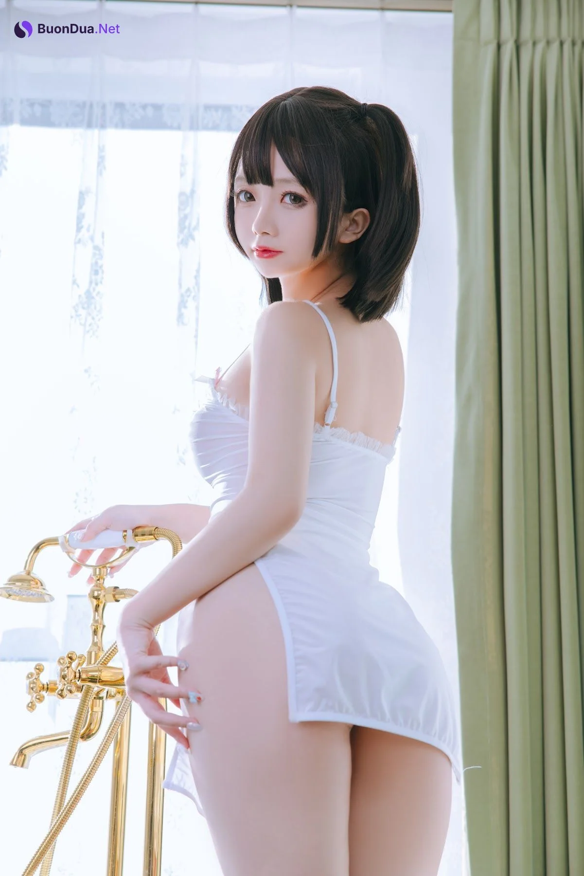Coser@日奈娇 – 湿身小白裙 - รูปภาพ 6