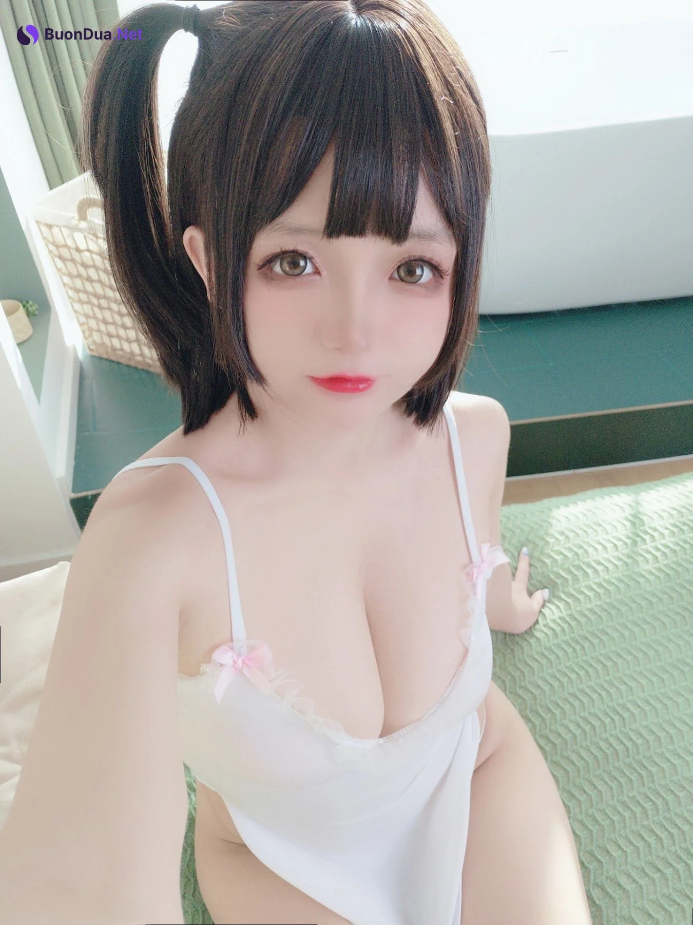 Coser@日奈娇 – 湿身小白裙 - 写真 82