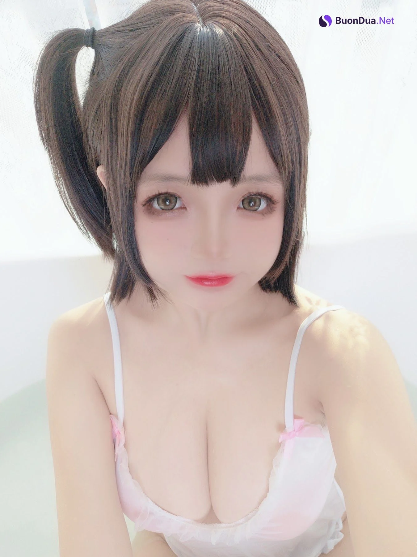 Coser@日奈娇 – 湿身小白裙 - 写真 85