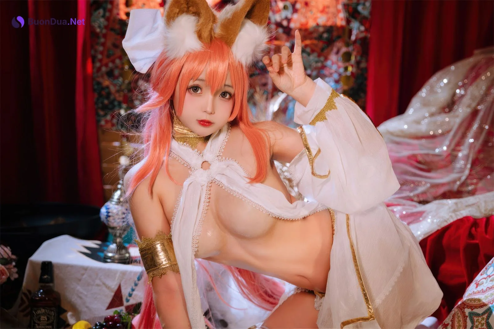 Coser@日奈娇 – 玉藻前舞娘 – 涂油 - Photo 10