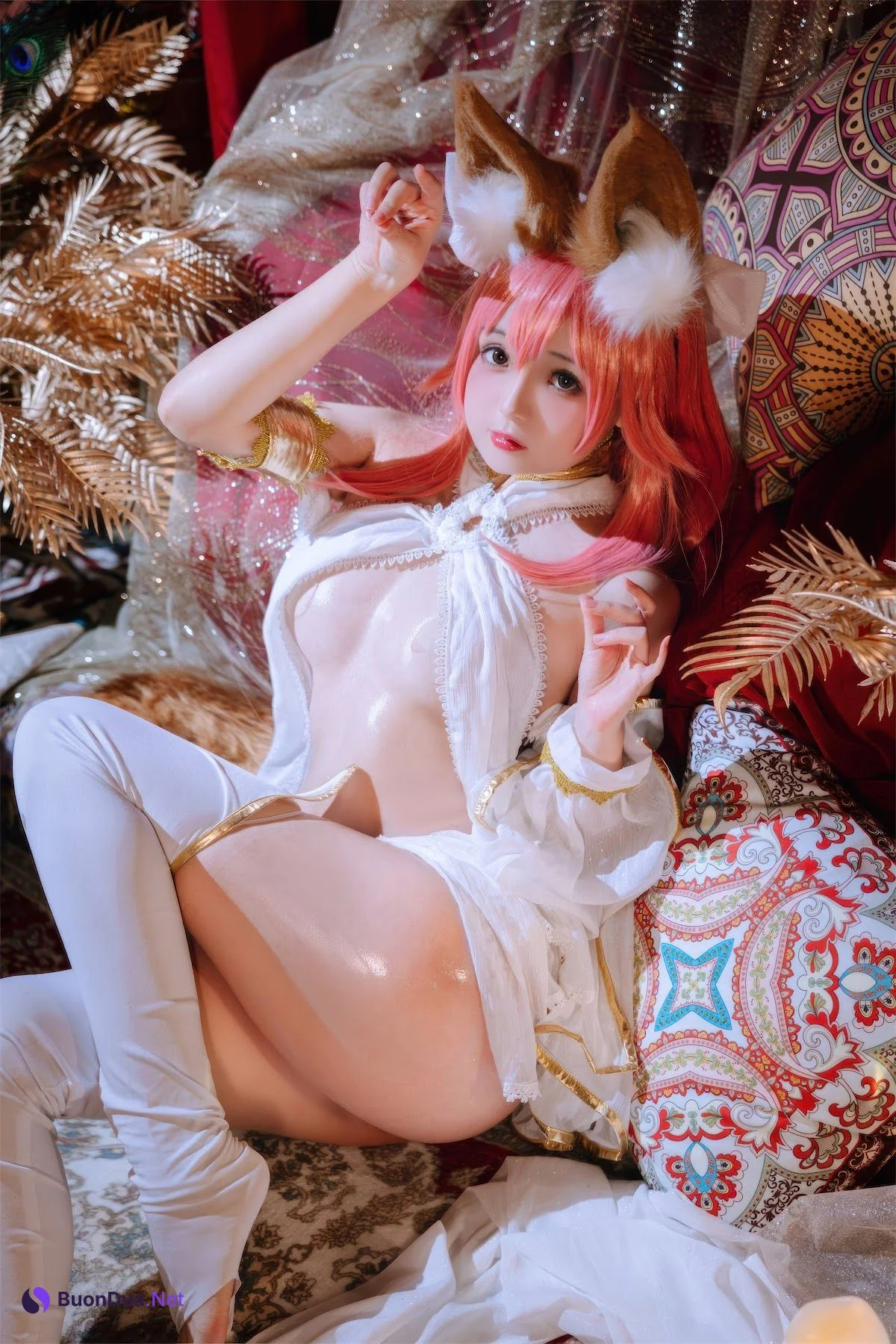 Coser@日奈娇 – 玉藻前舞娘 – 涂油 - Photo 9