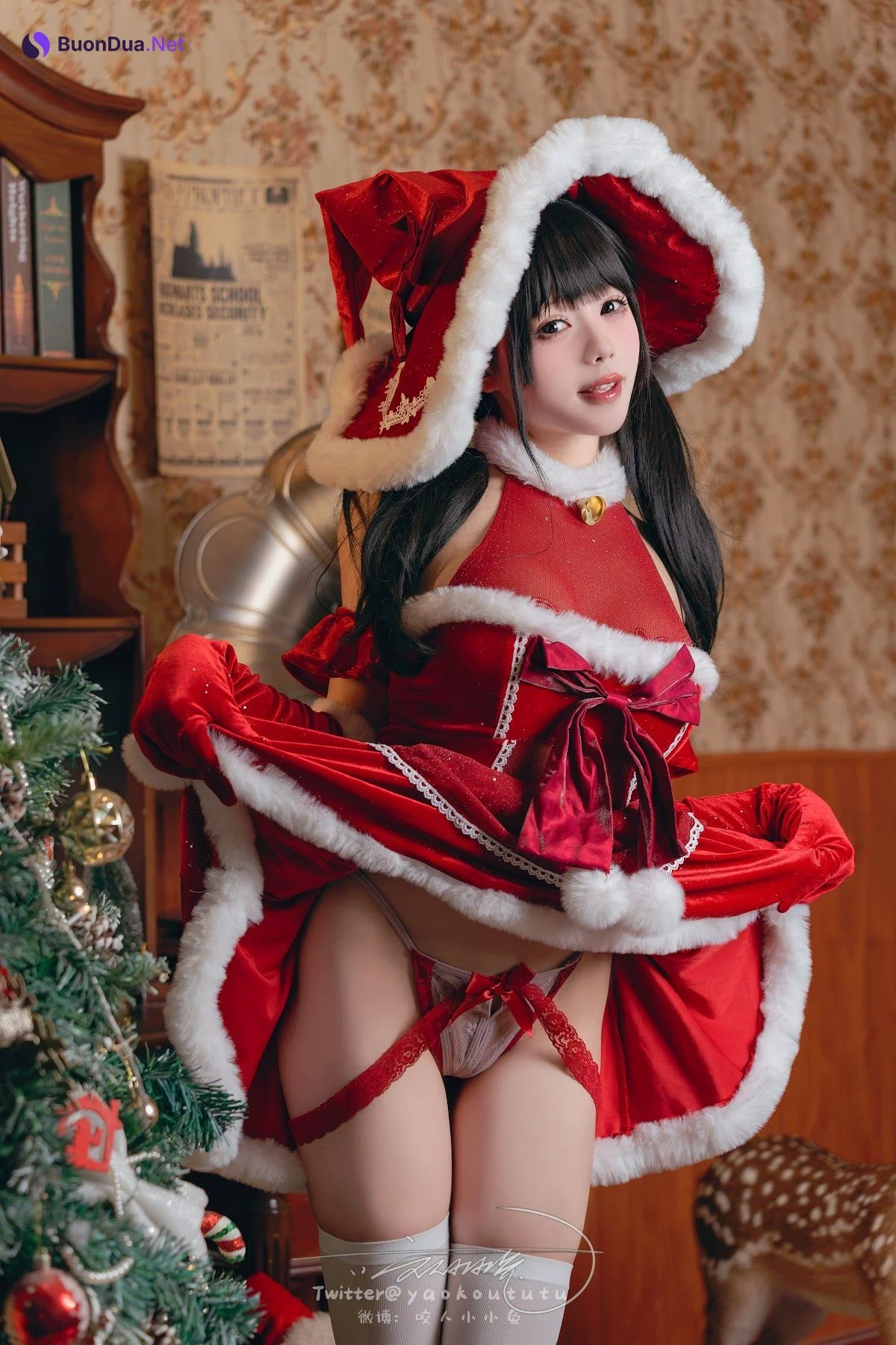 Coser@黏黏团子兔 – 魔女圣诞夜 - Photo 10