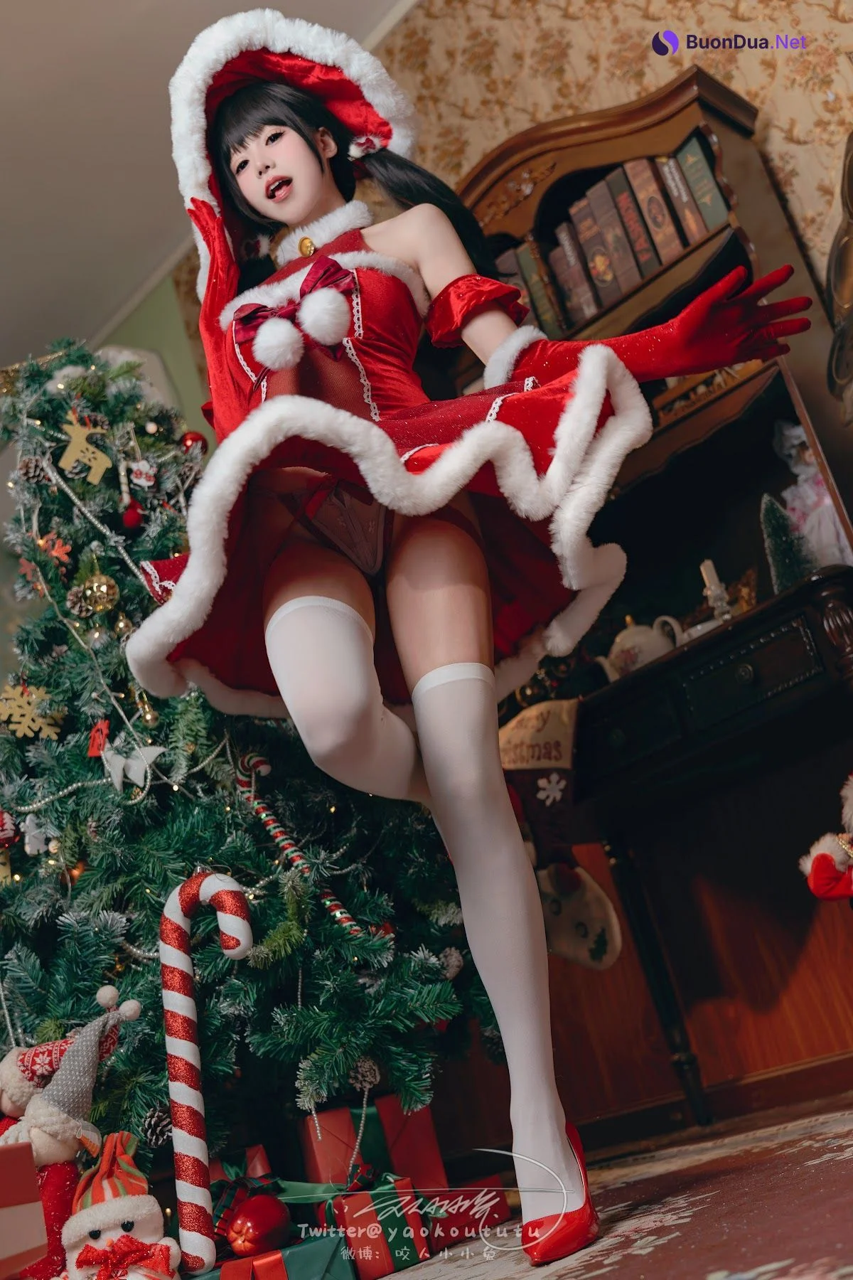 Coser@黏黏团子兔 – 魔女圣诞夜 - Photo 15