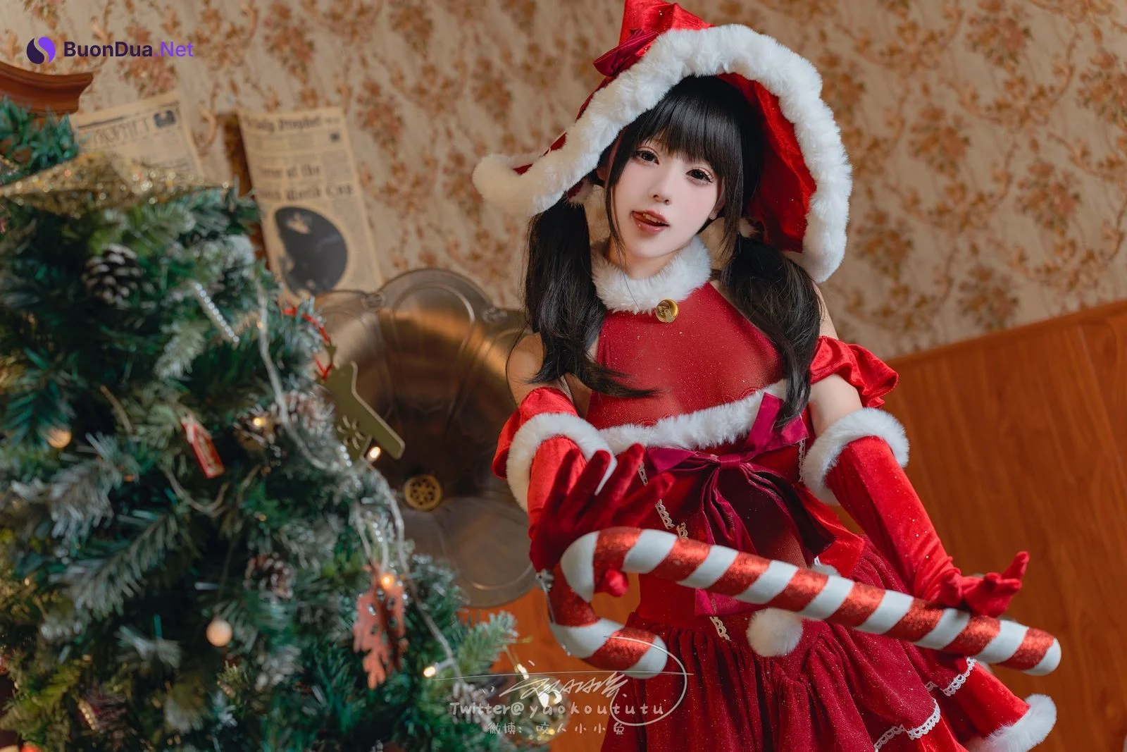 Coser@黏黏团子兔 – 魔女圣诞夜 - Photo 5