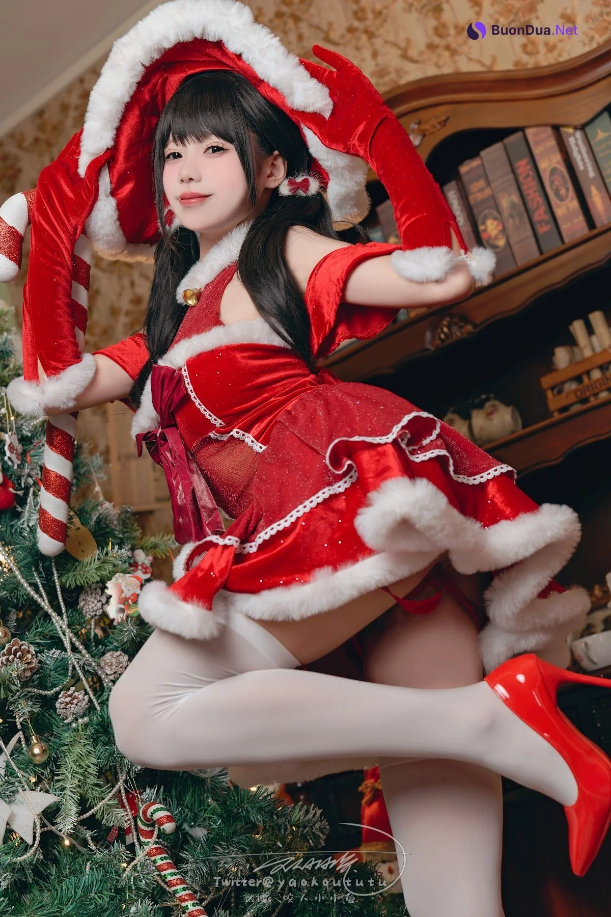 Coser@黏黏团子兔 – 魔女圣诞夜 - Photo 8