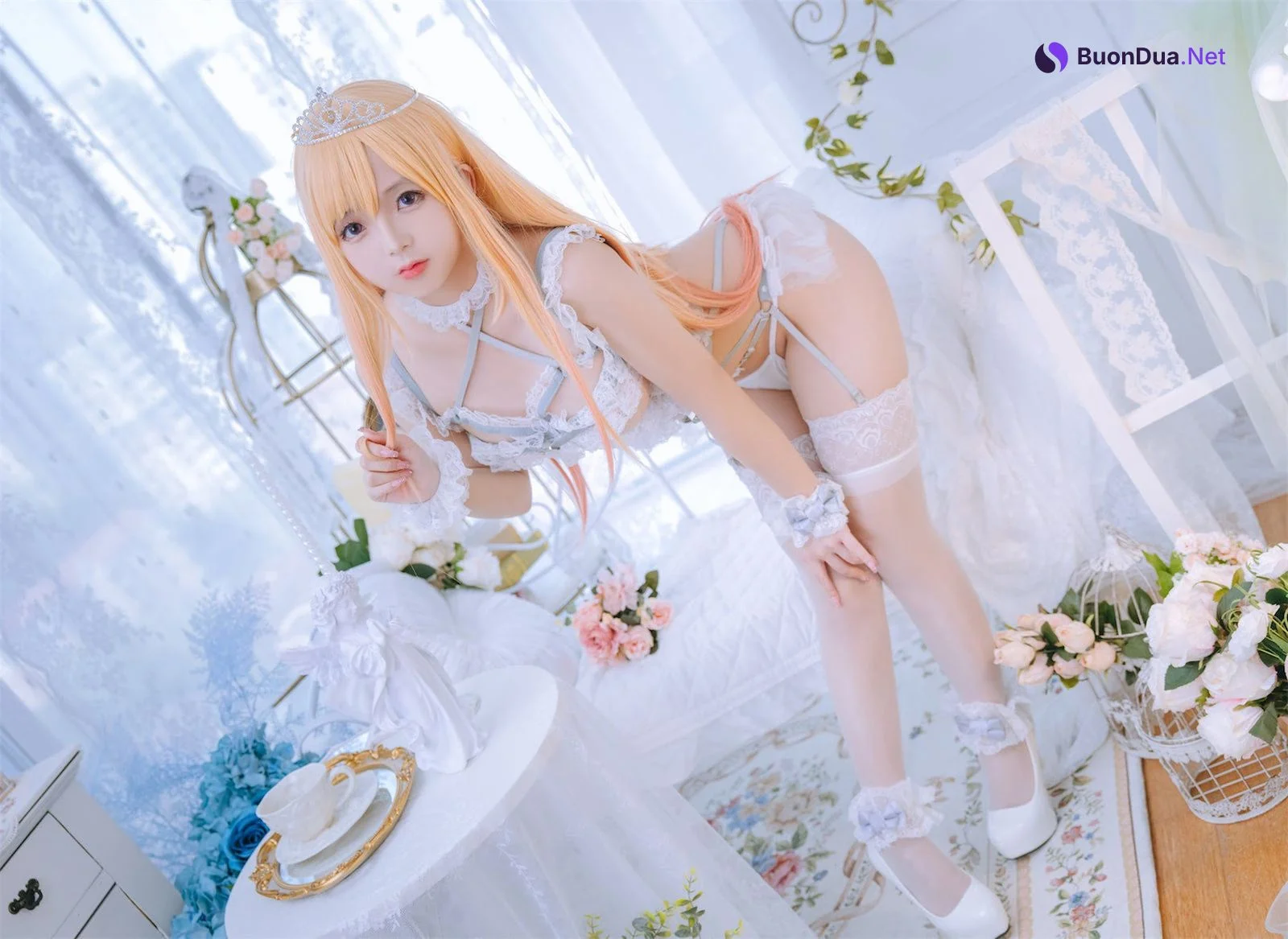 Coser@日奈娇 – 喜多川海梦 花嫁 - 사진 3