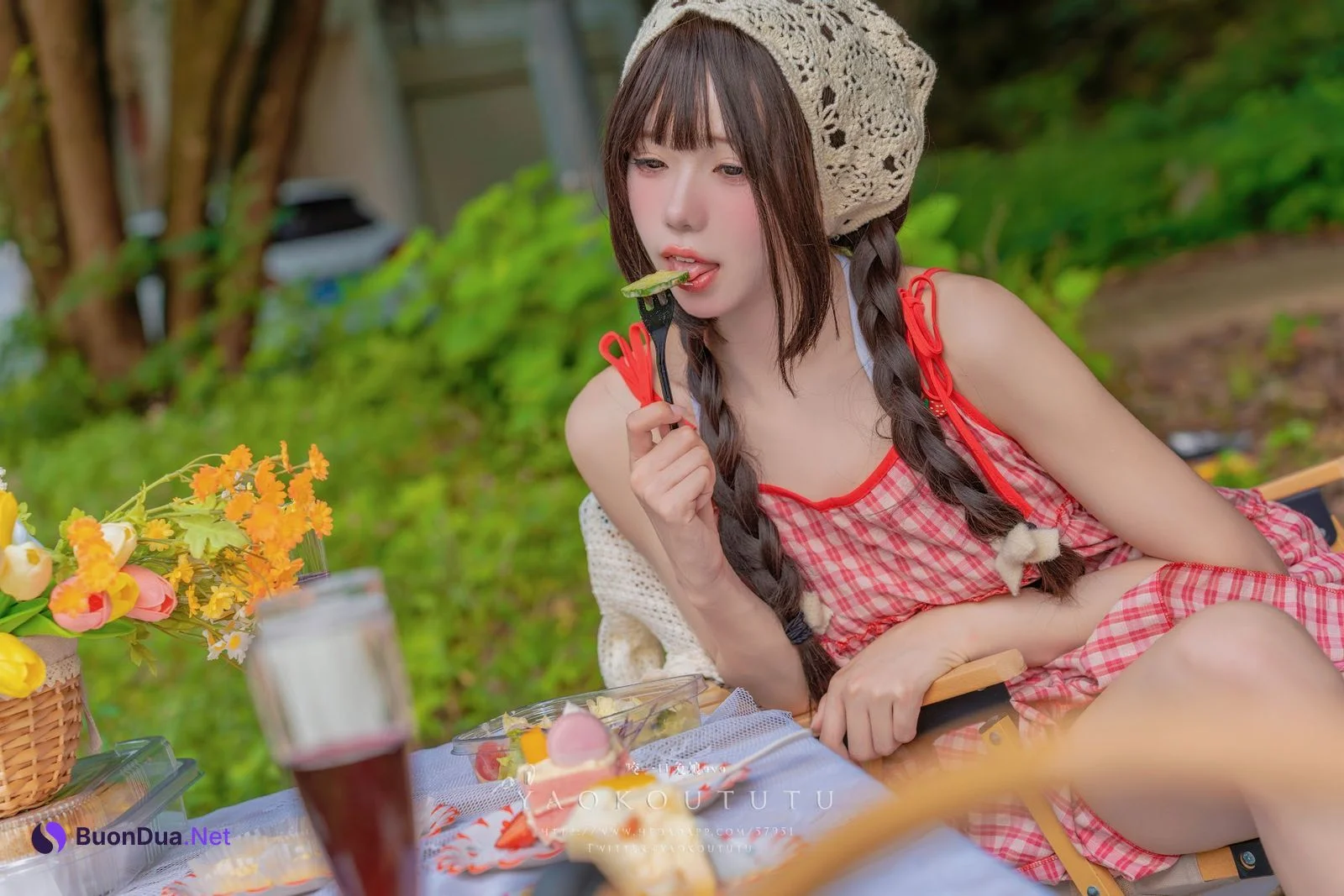 Coser@黏黏团子兔 – 绿野茶会 Lovesick Girls - Photo 7