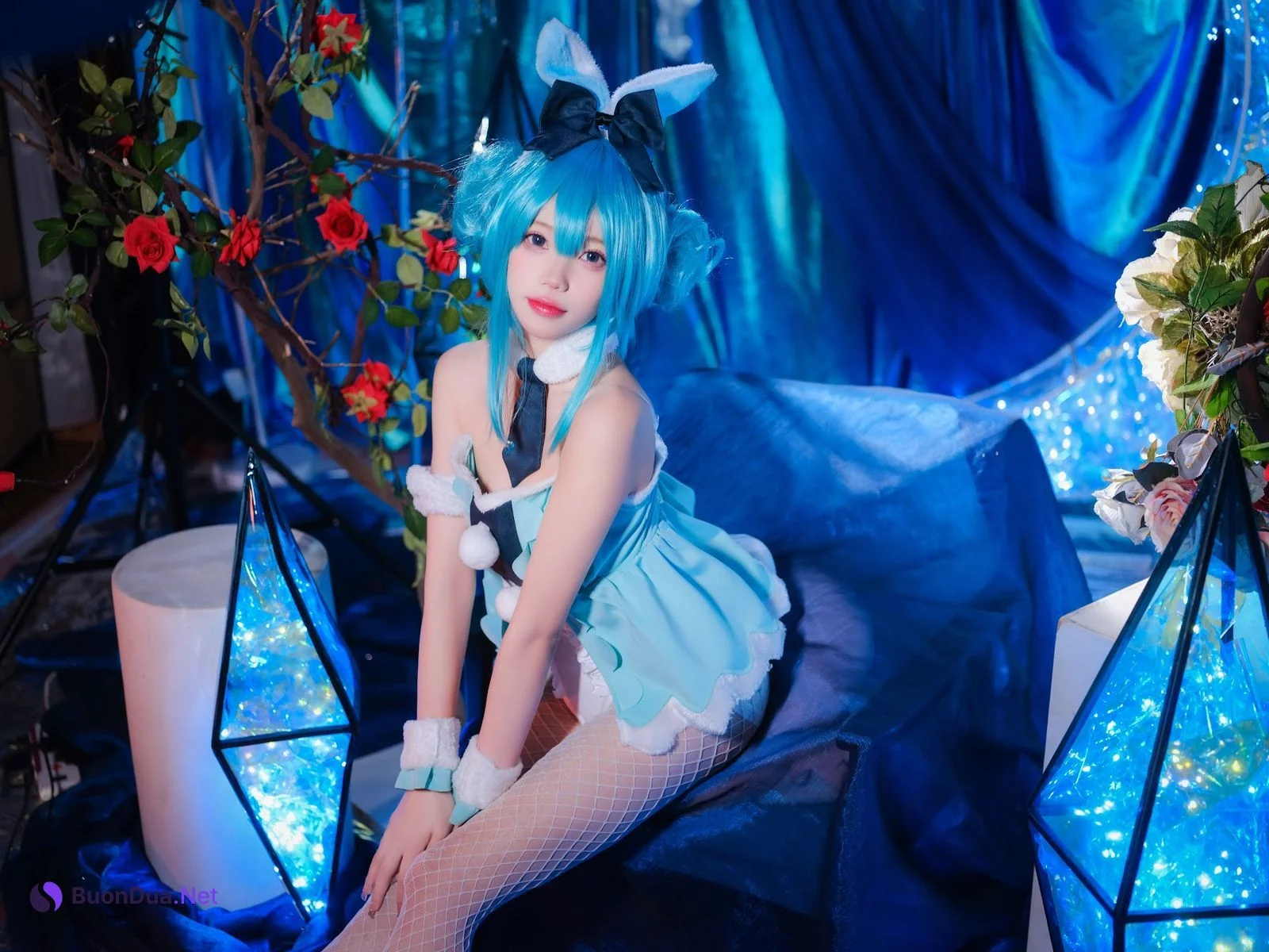 Coser@黏黏团子兔 – MIKU初音未来兔女郎 - Photo 10
