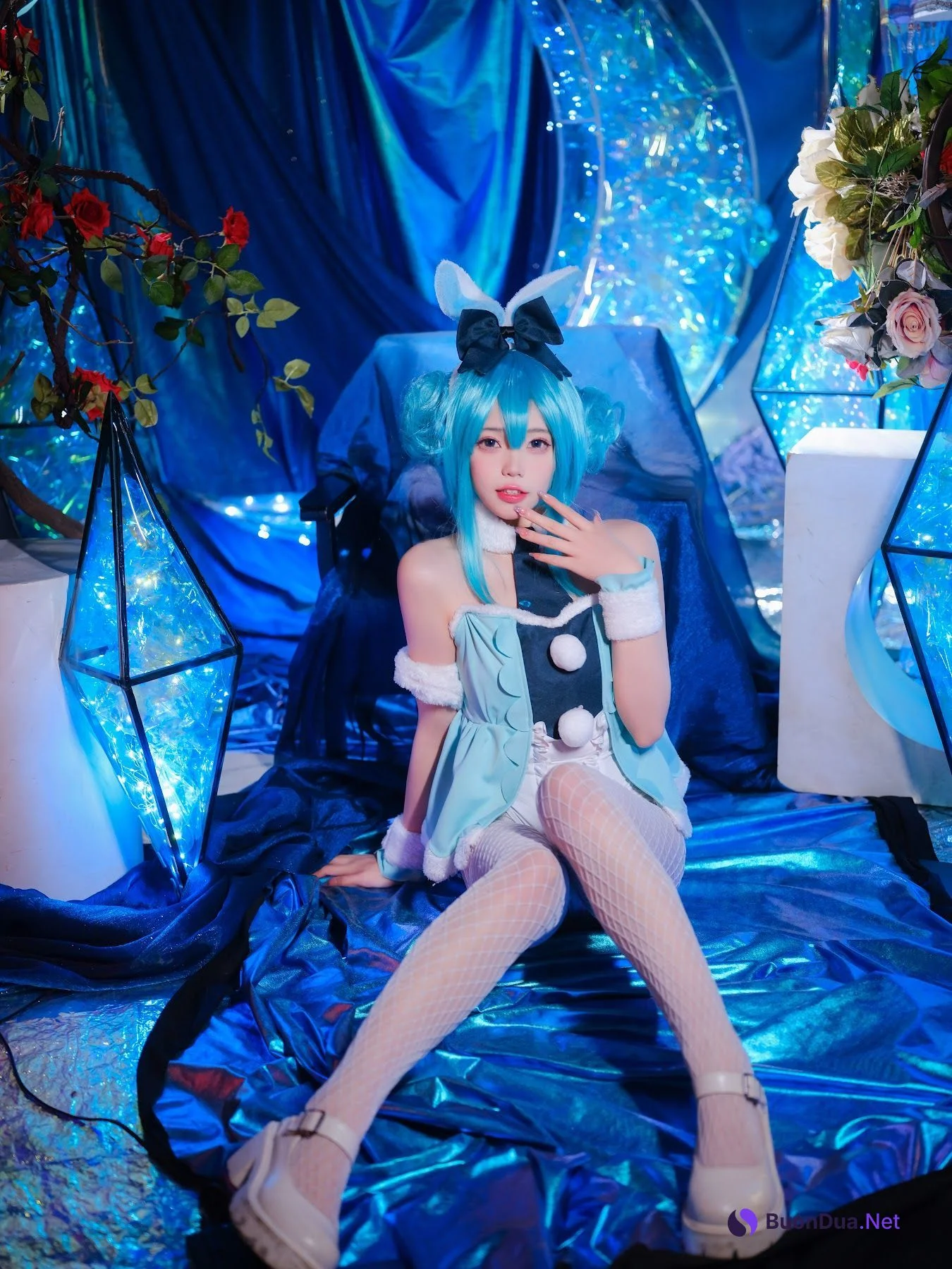Coser@黏黏团子兔 – MIKU初音未来兔女郎 - Photo 2