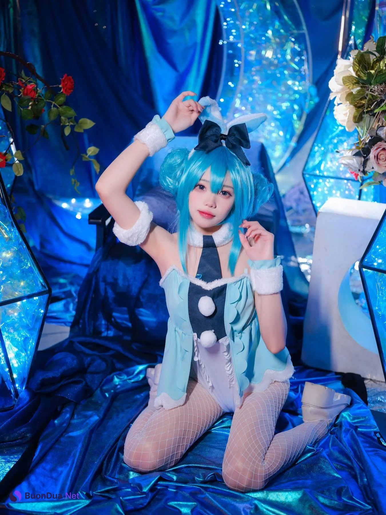 Coser@黏黏团子兔 – MIKU初音未来兔女郎 - Photo 4