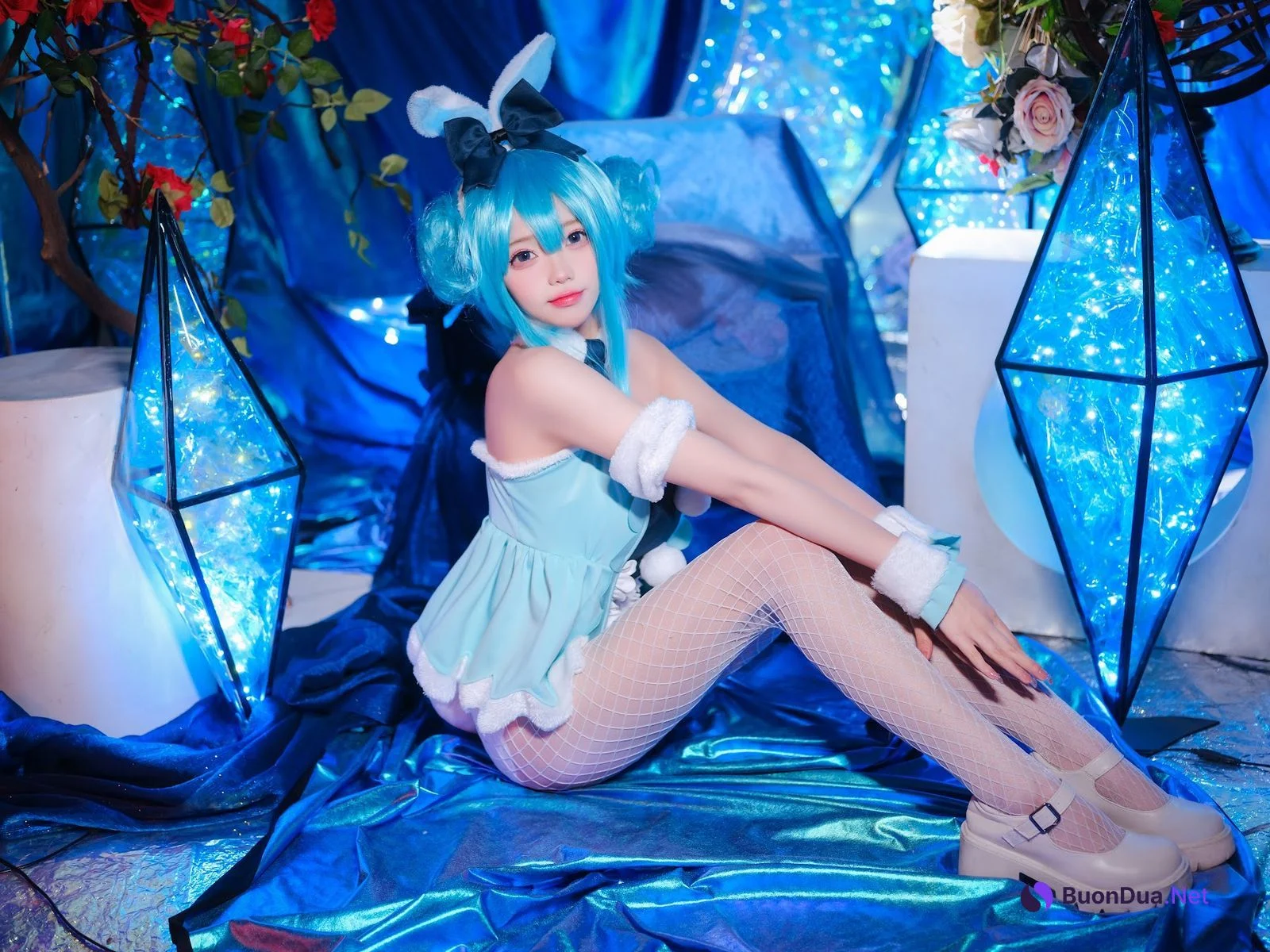 Coser@黏黏团子兔 – MIKU初音未来兔女郎 - Photo 5