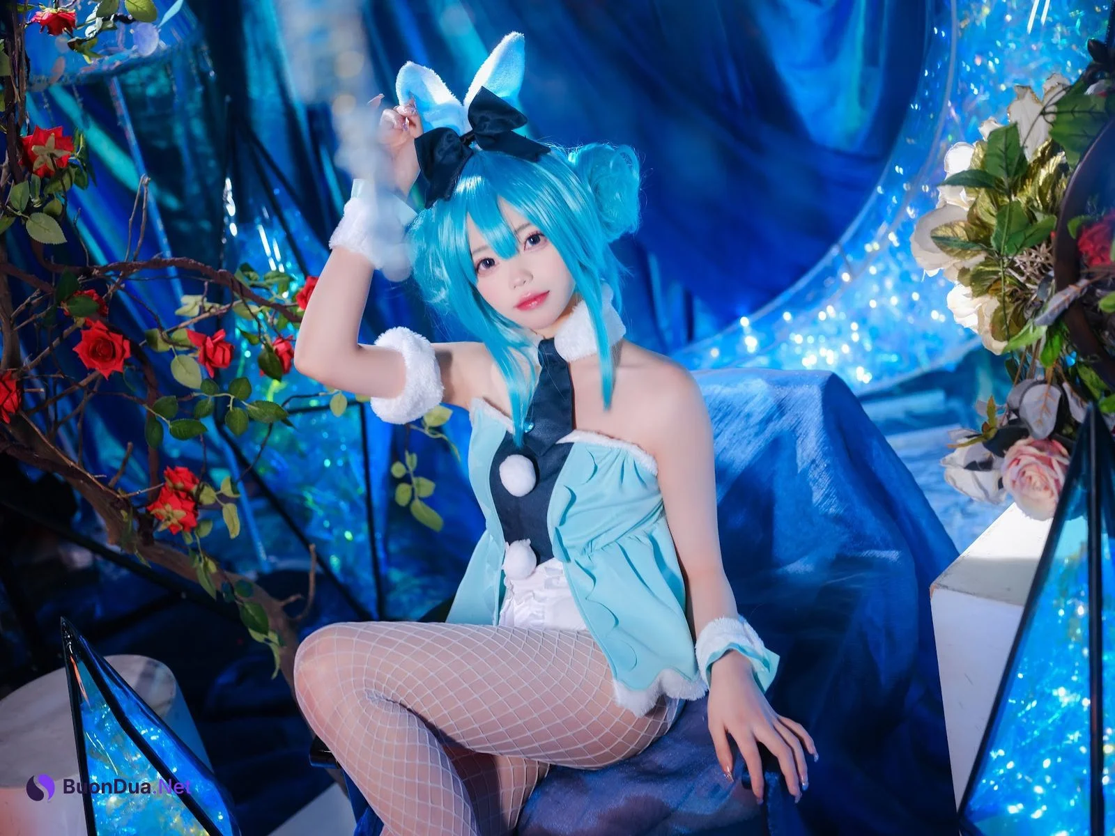Coser@黏黏团子兔 – MIKU初音未来兔女郎 - Photo 6