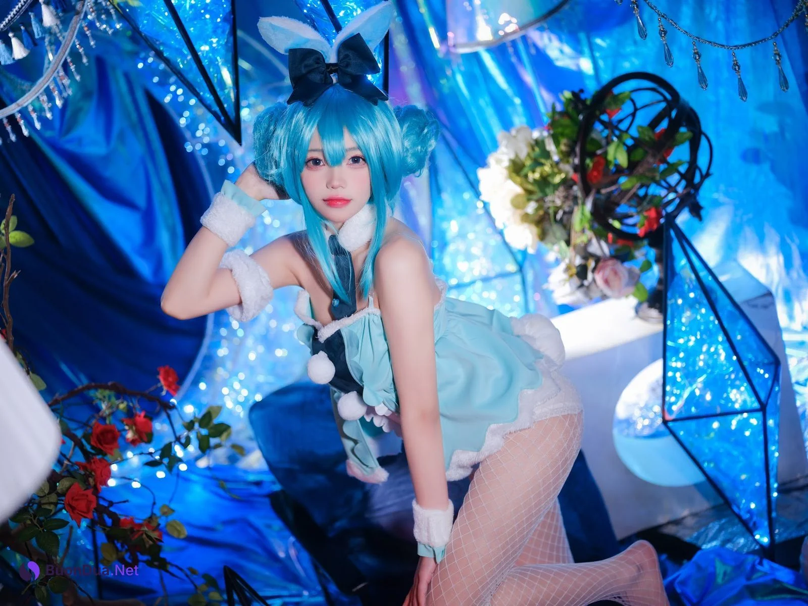 Coser@黏黏团子兔 – MIKU初音未来兔女郎 - Photo 7