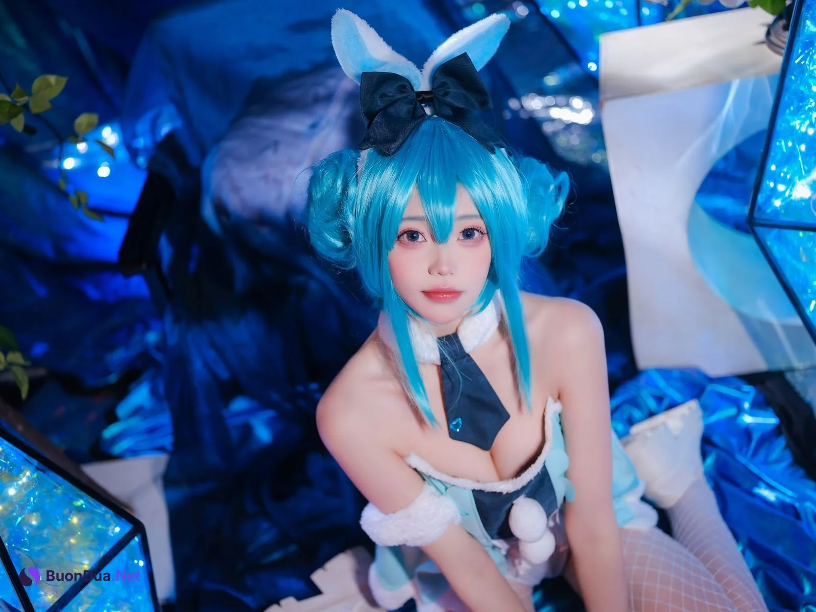 Coser@黏黏团子兔 – MIKU初音未来兔女郎 - Photo 9