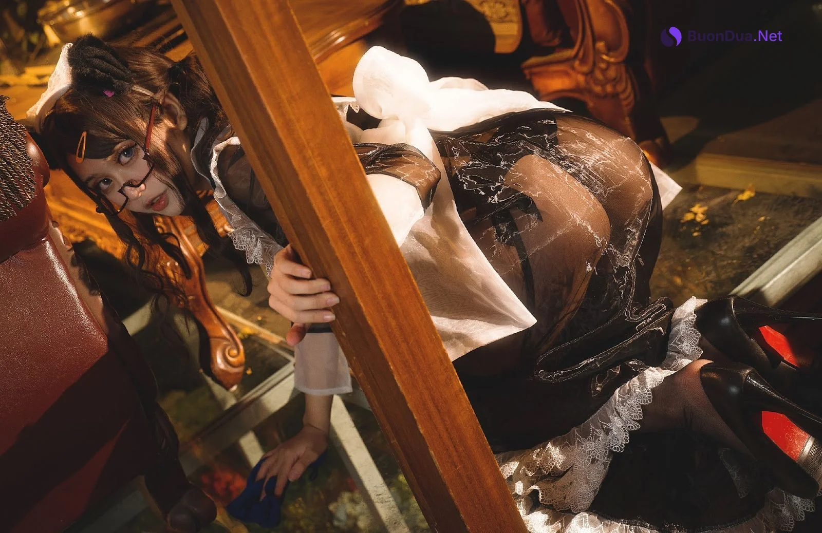 Coser@一笑芳香沁 No.022 透明女仆 - 사진 15