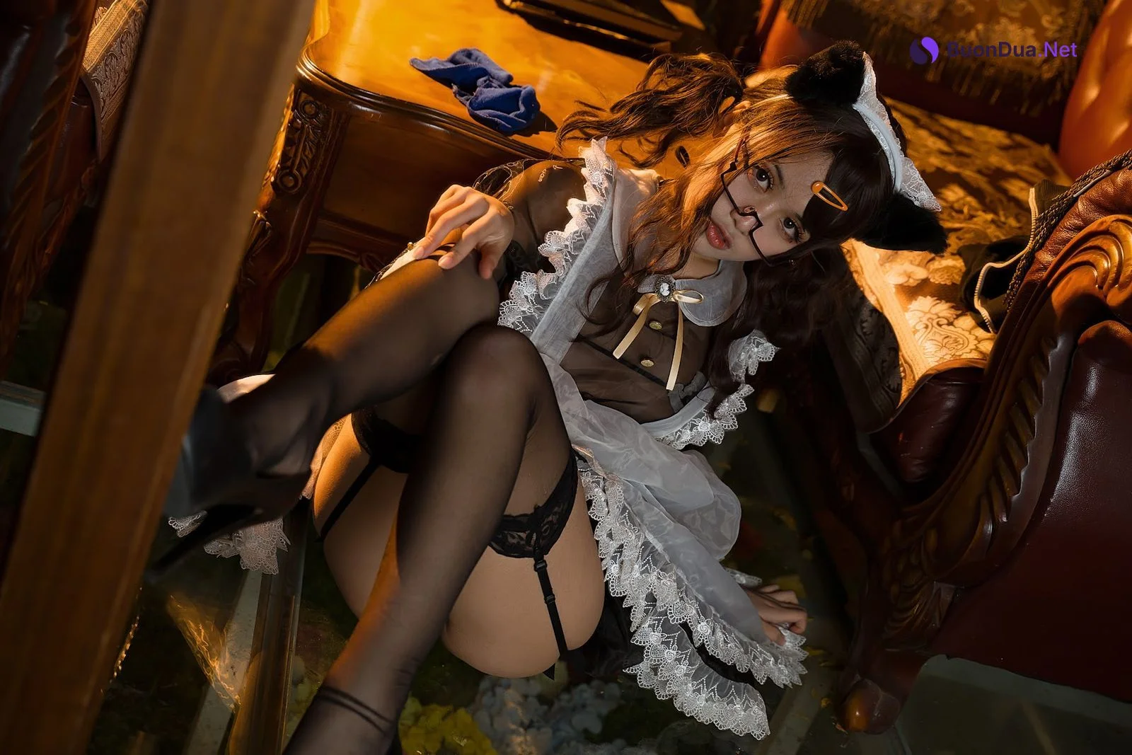 Coser@一笑芳香沁 No.022 透明女仆 - 사진 16