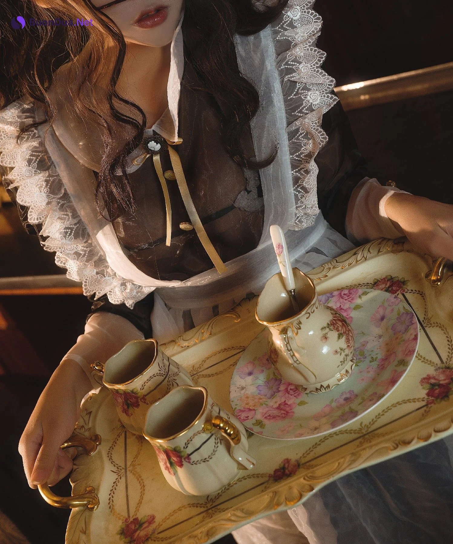 Coser@一笑芳香沁 No.022 透明女仆 - 사진 4